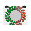 Leaf Wreath Poster
