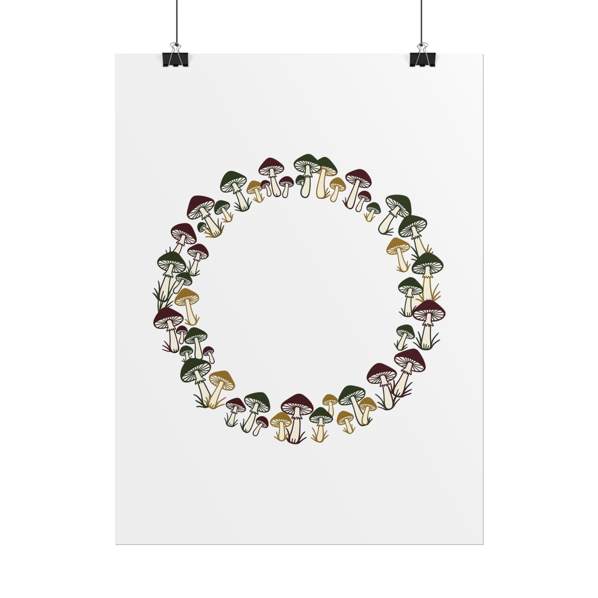 Toadstool Ring Poster