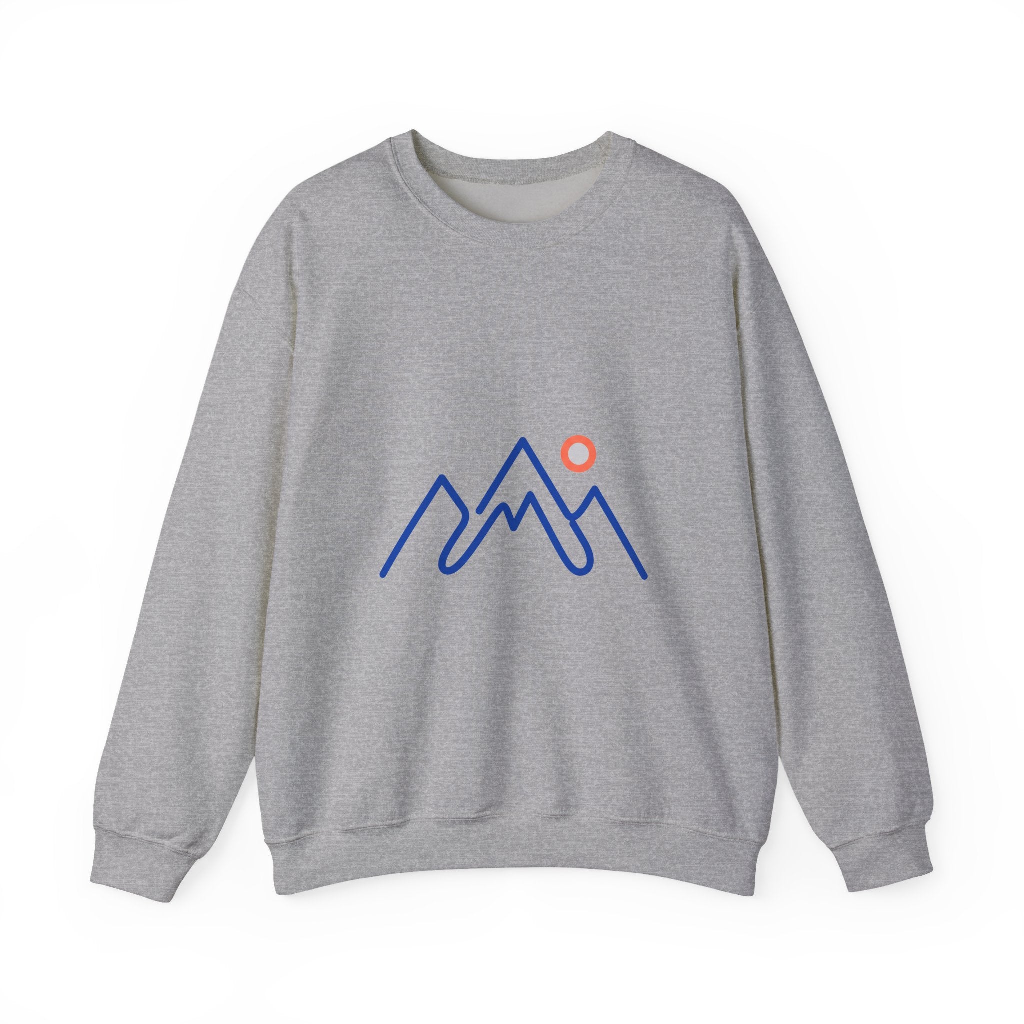 One Line Mountain Crewneck