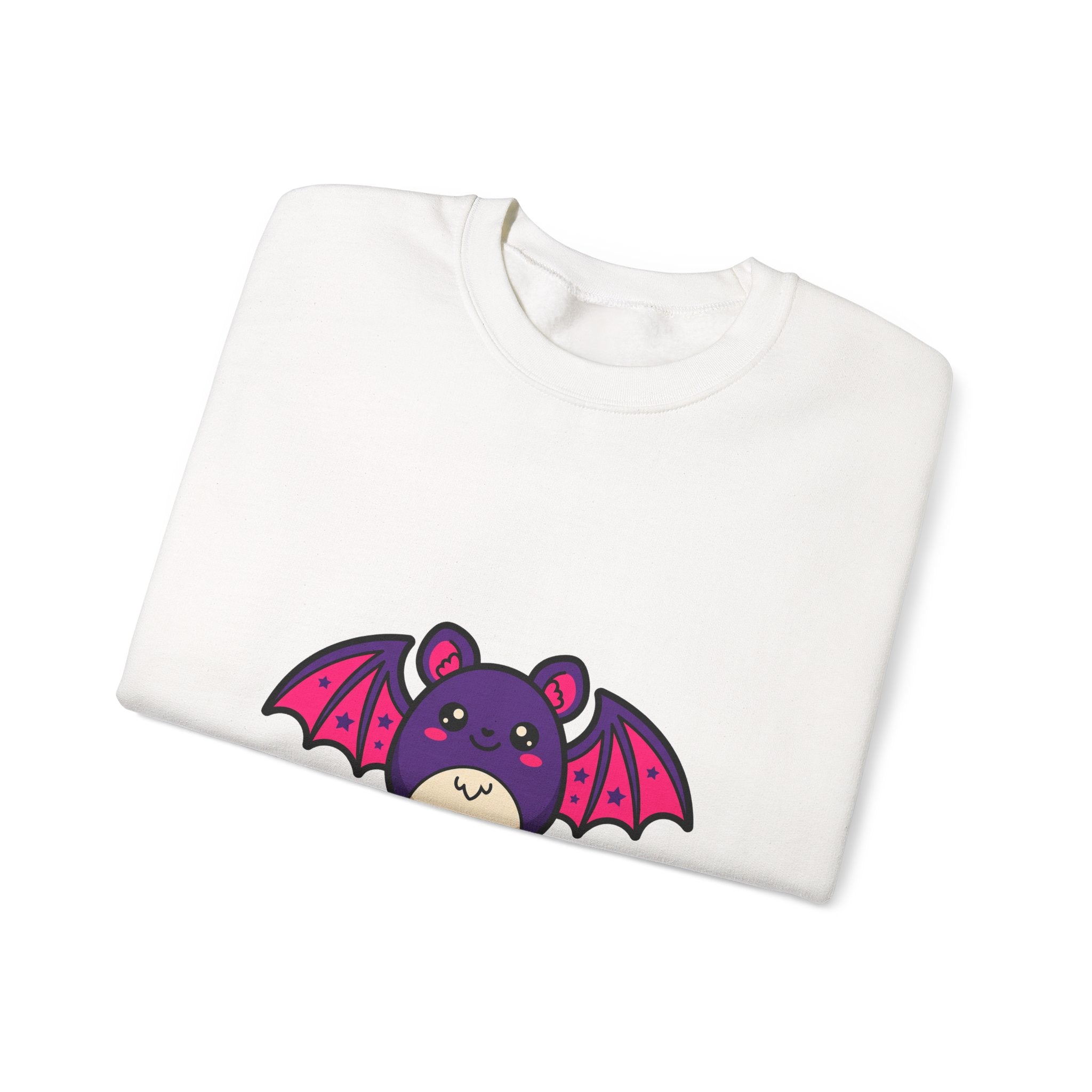 Bat with Tiny Heart Crewneck