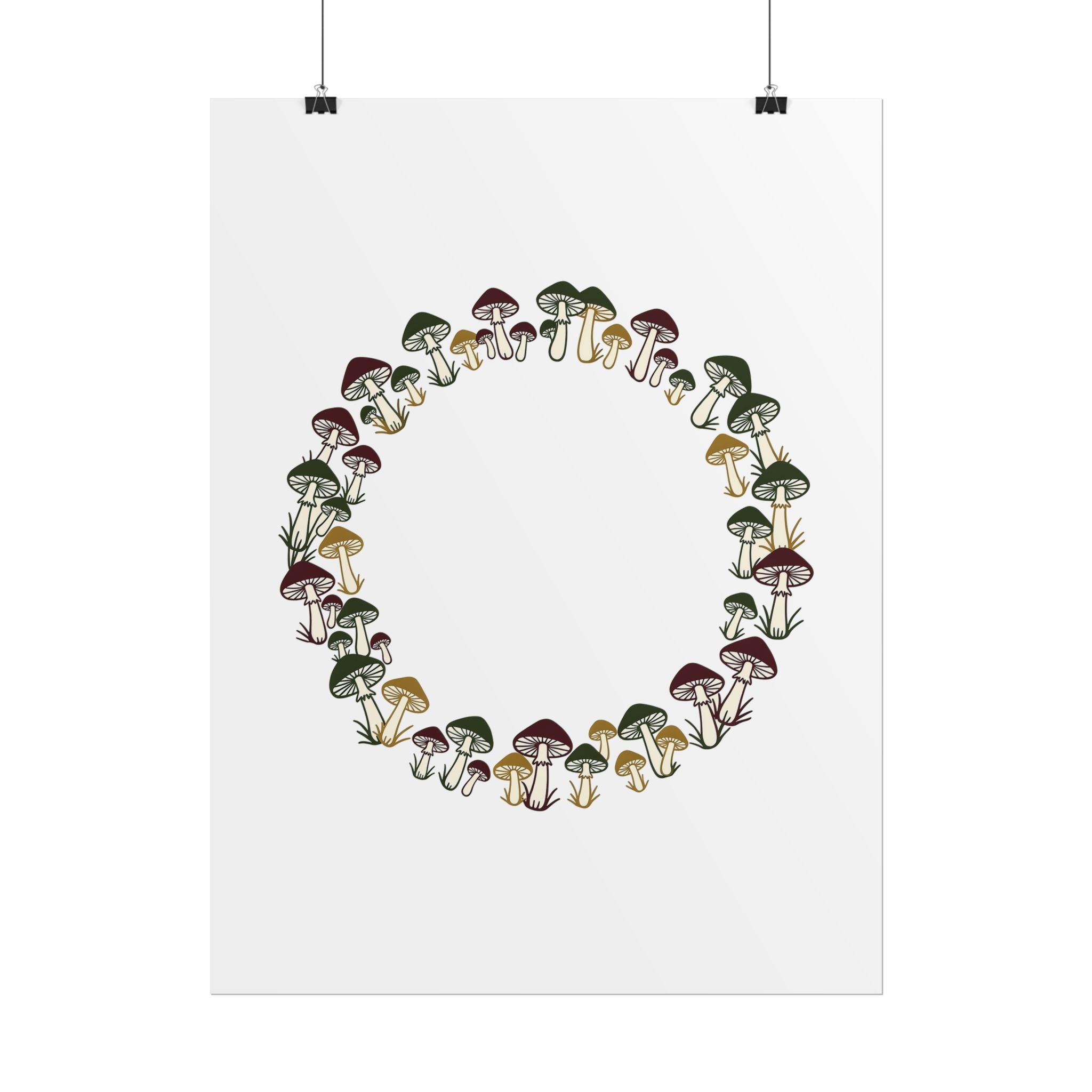 Toadstool Ring Poster