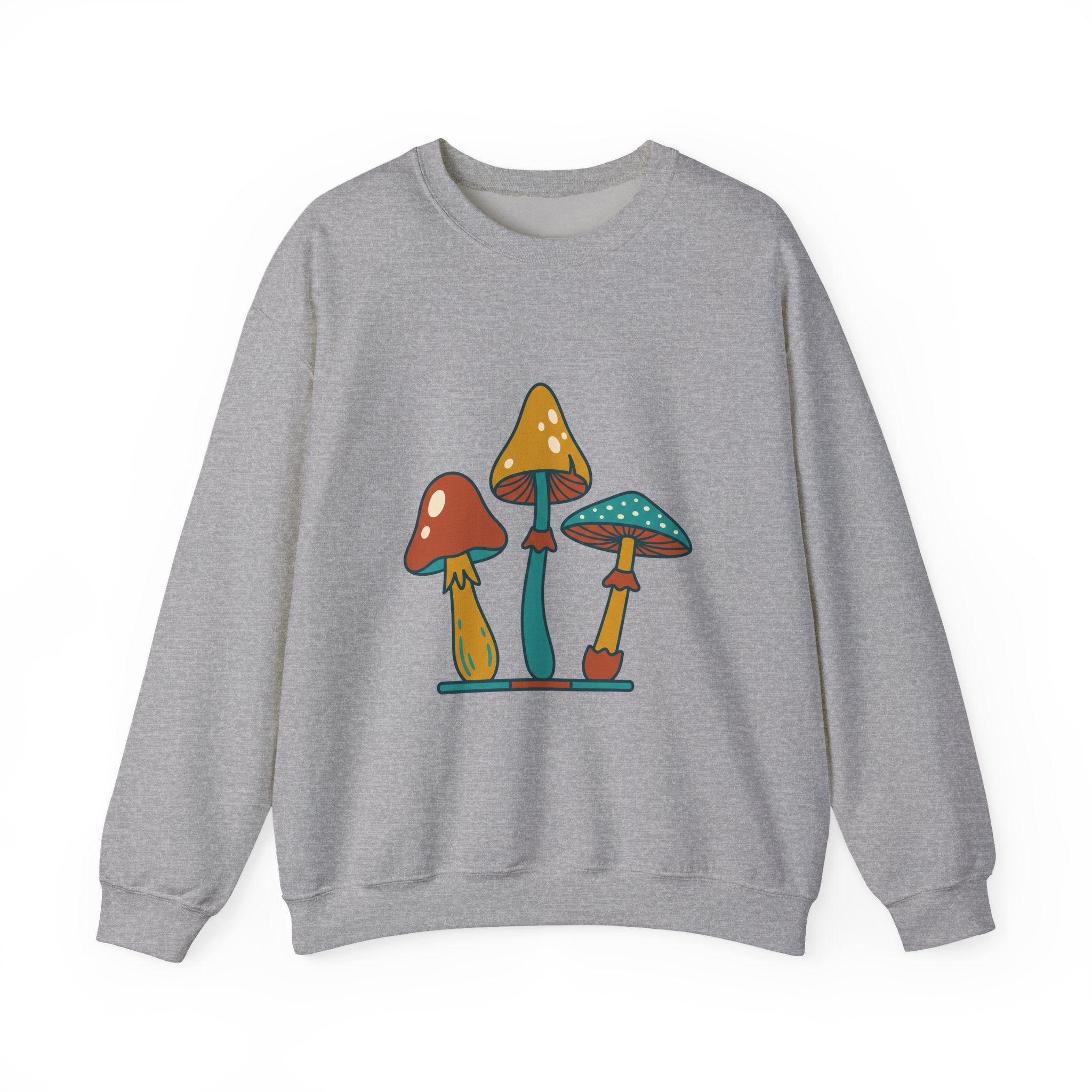 Mushroom Trio Botanical Crewneck