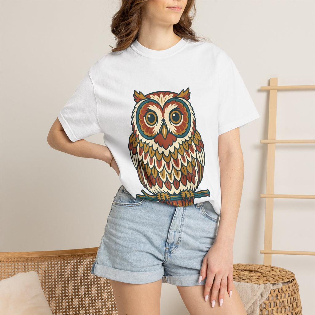 Round Owl Tee