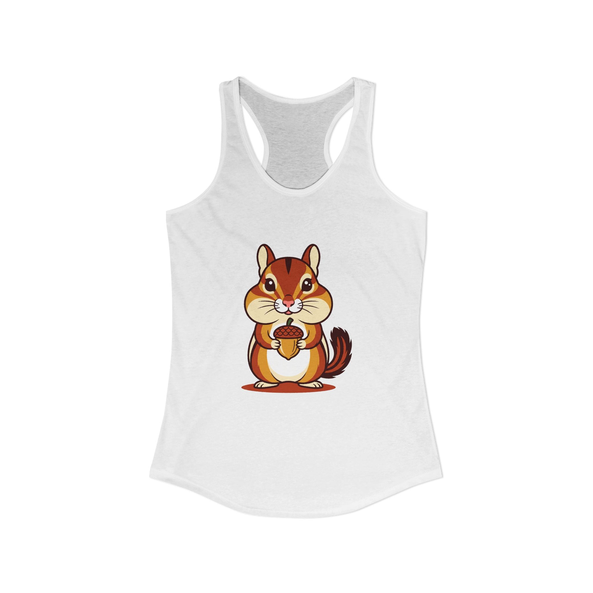 Chipmunk with Acorn Tank Top