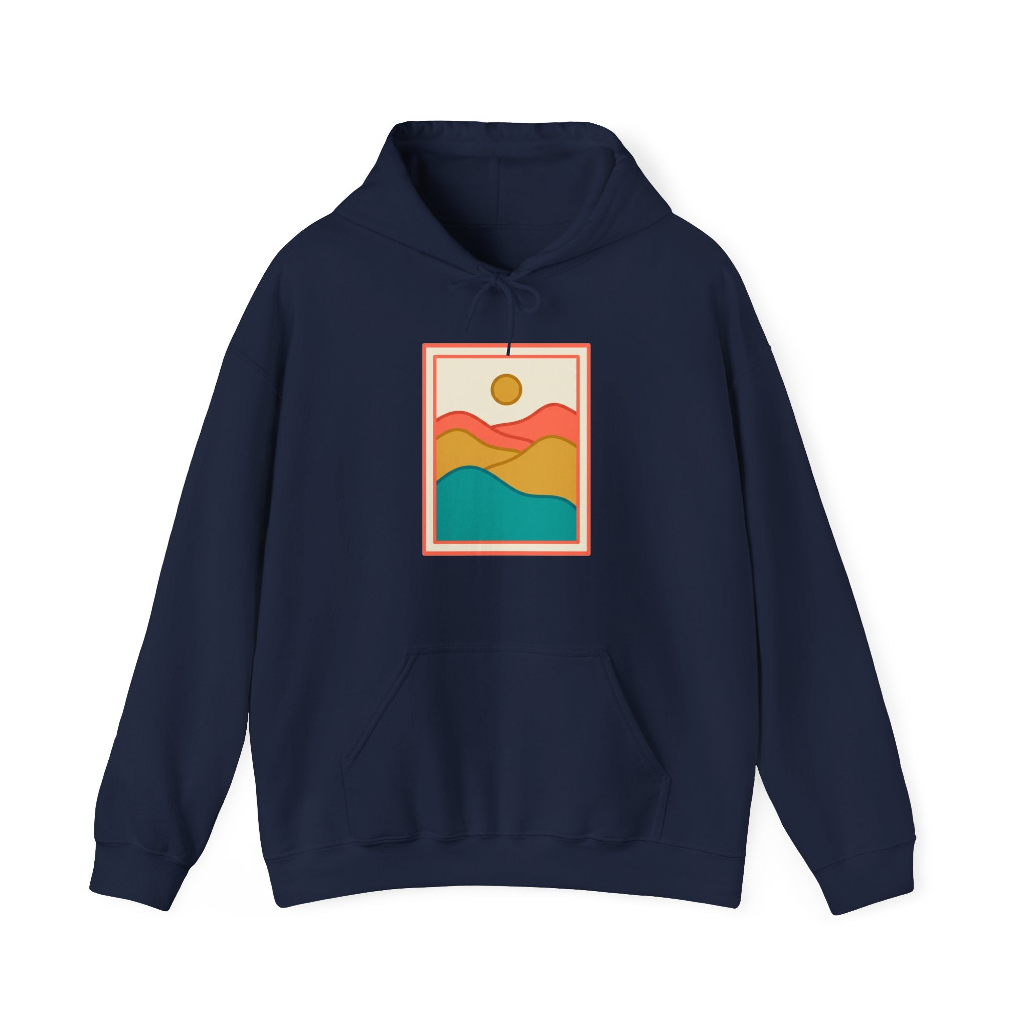 Layered Hills Line Hoodie