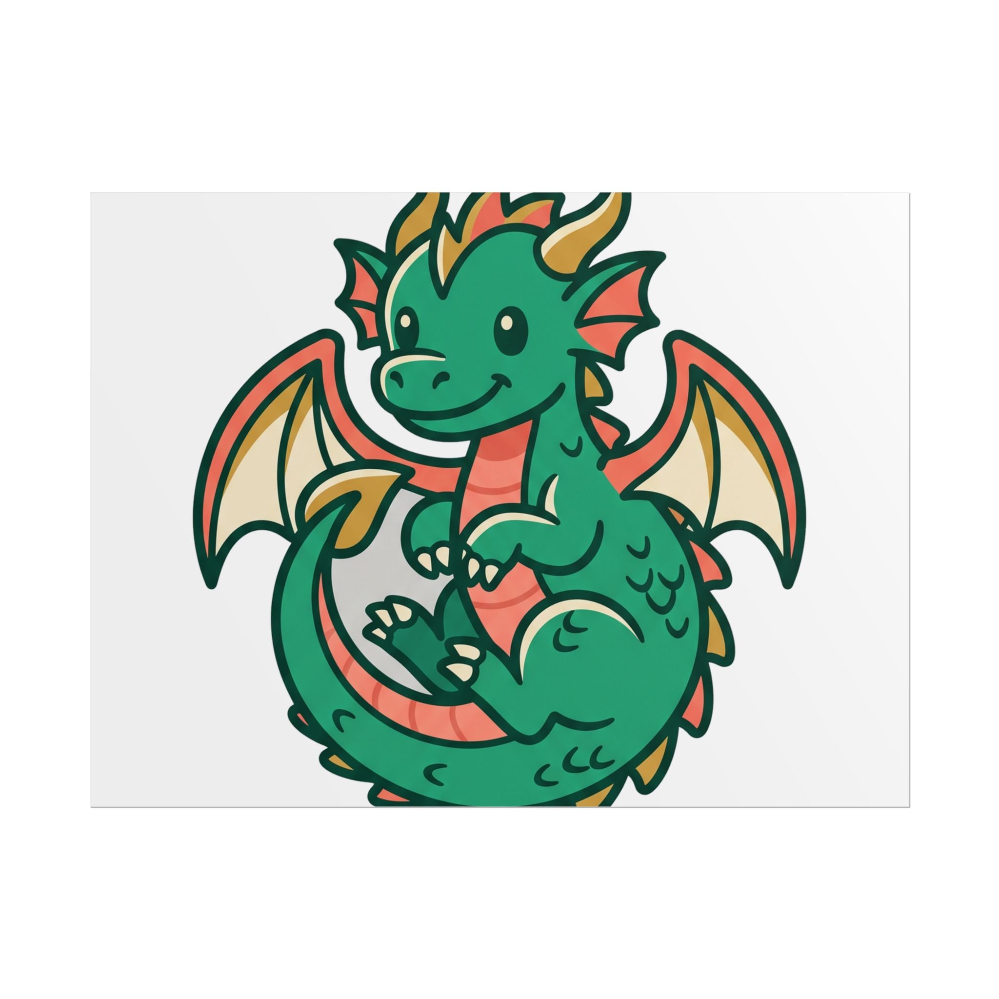 Tiny Leaf Dragon Poster