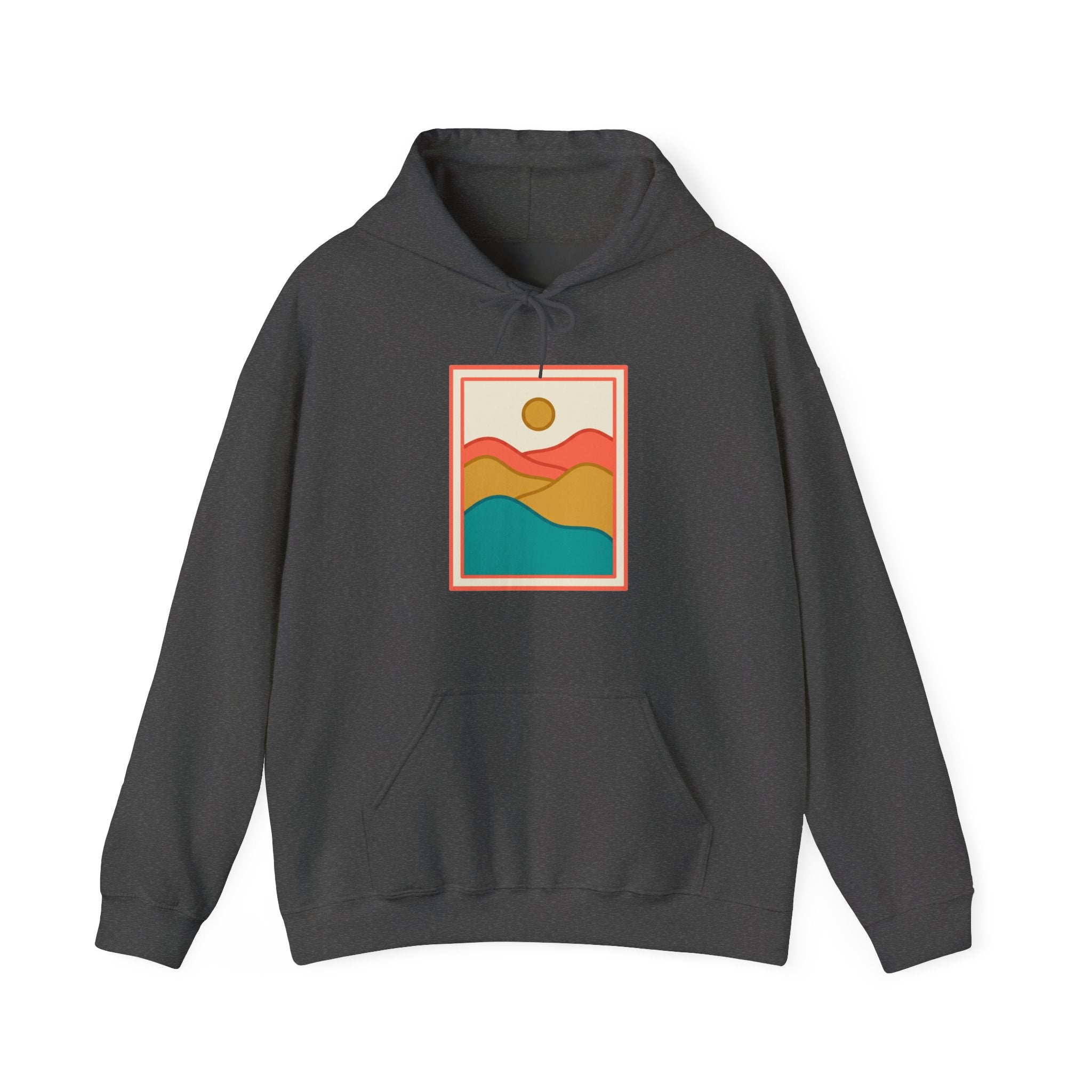 Layered Hills Line Hoodie