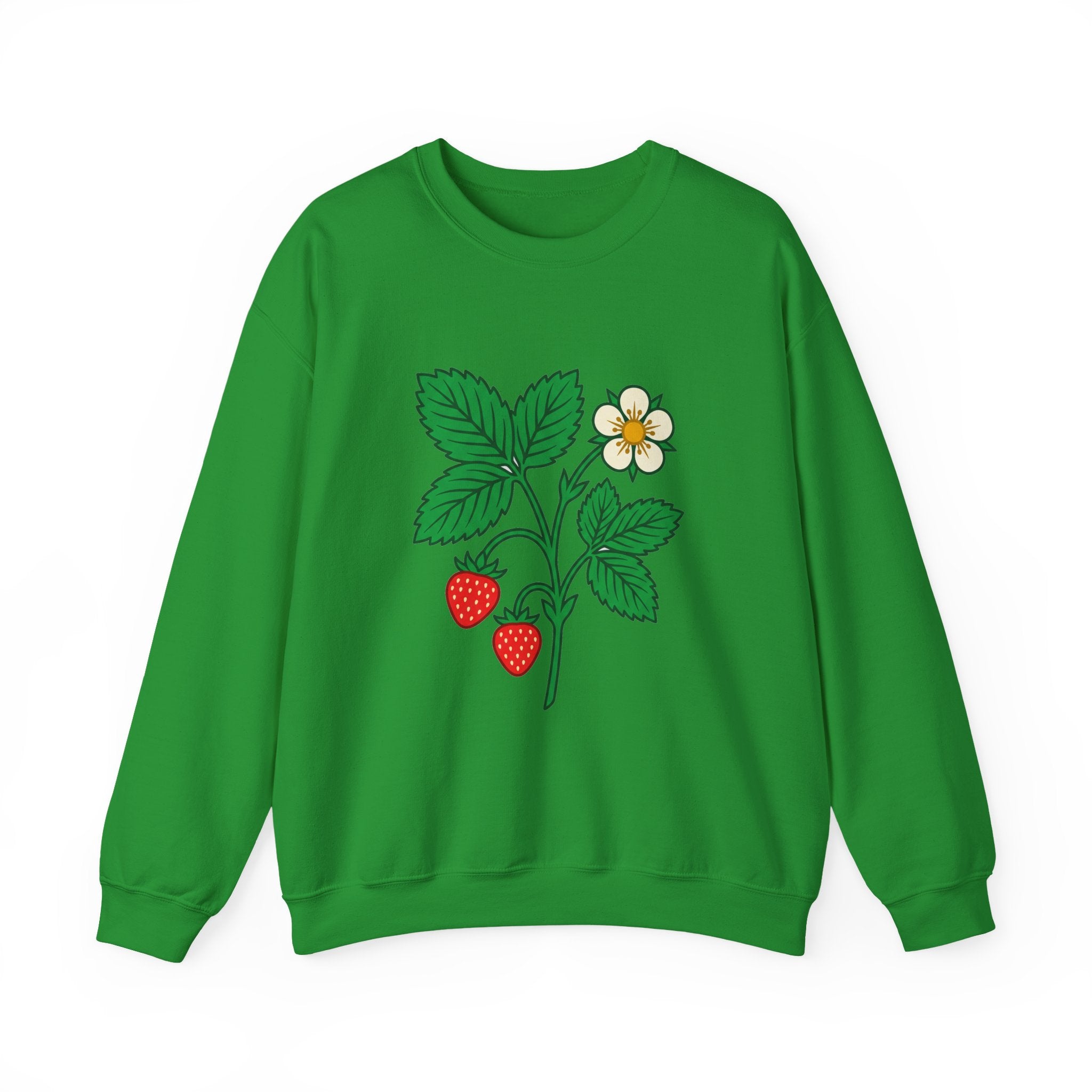 Wild Strawberry Sprig Crewneck