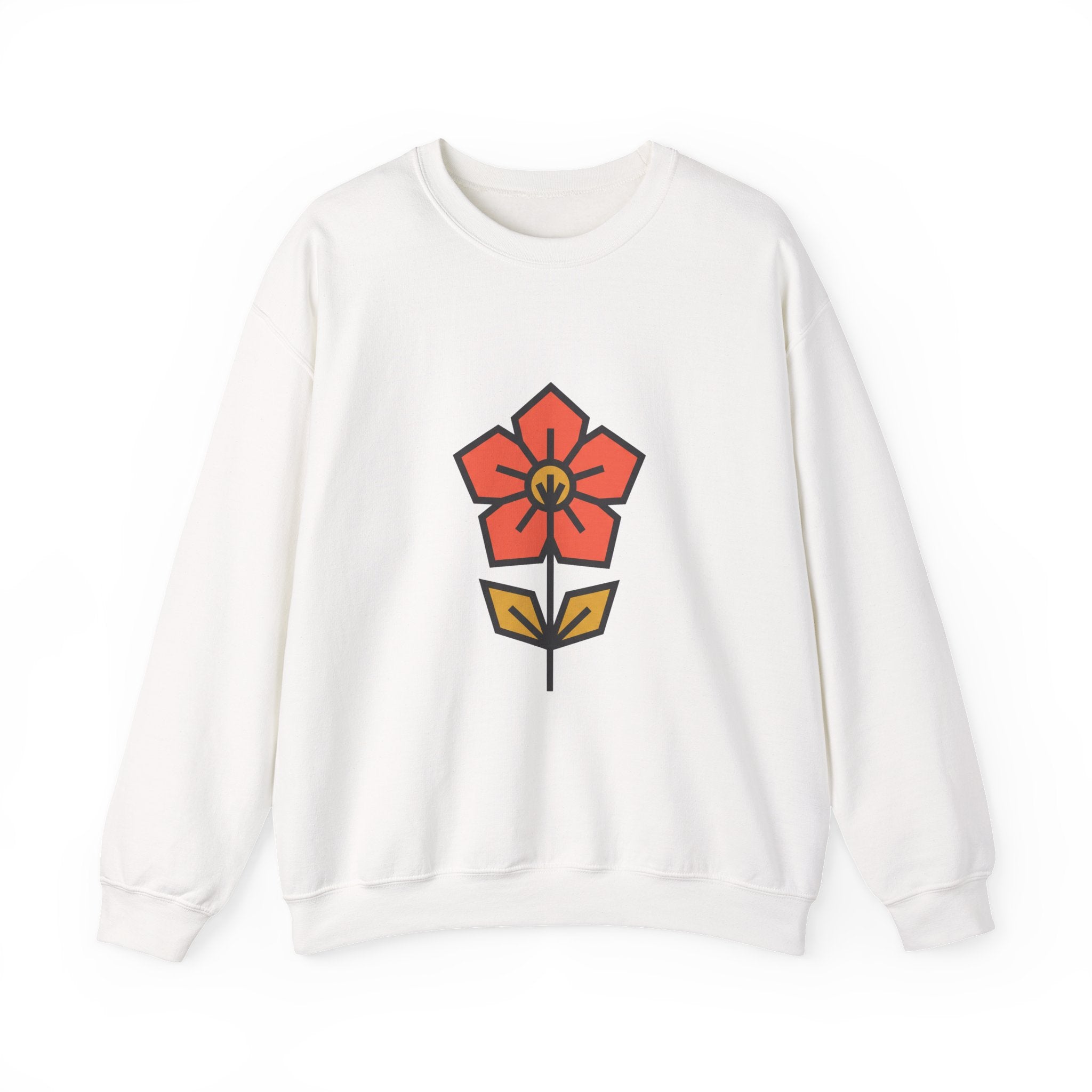 Minimal Wildflower Icon Crewneck