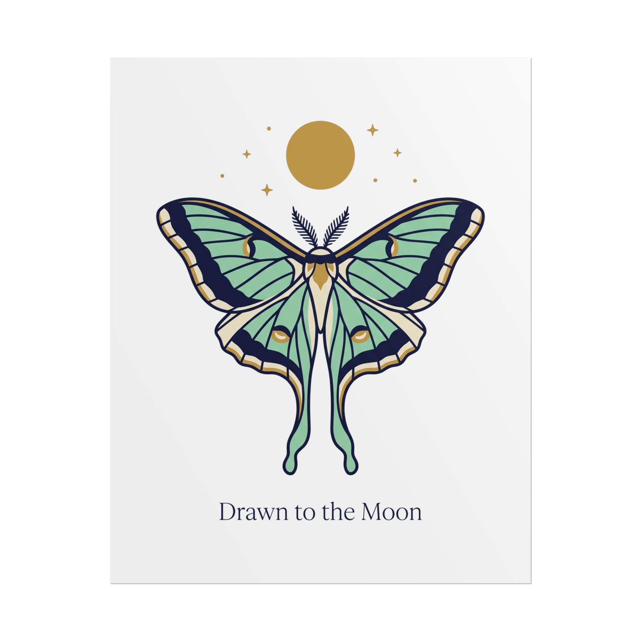 Drawn to the Moon Poster