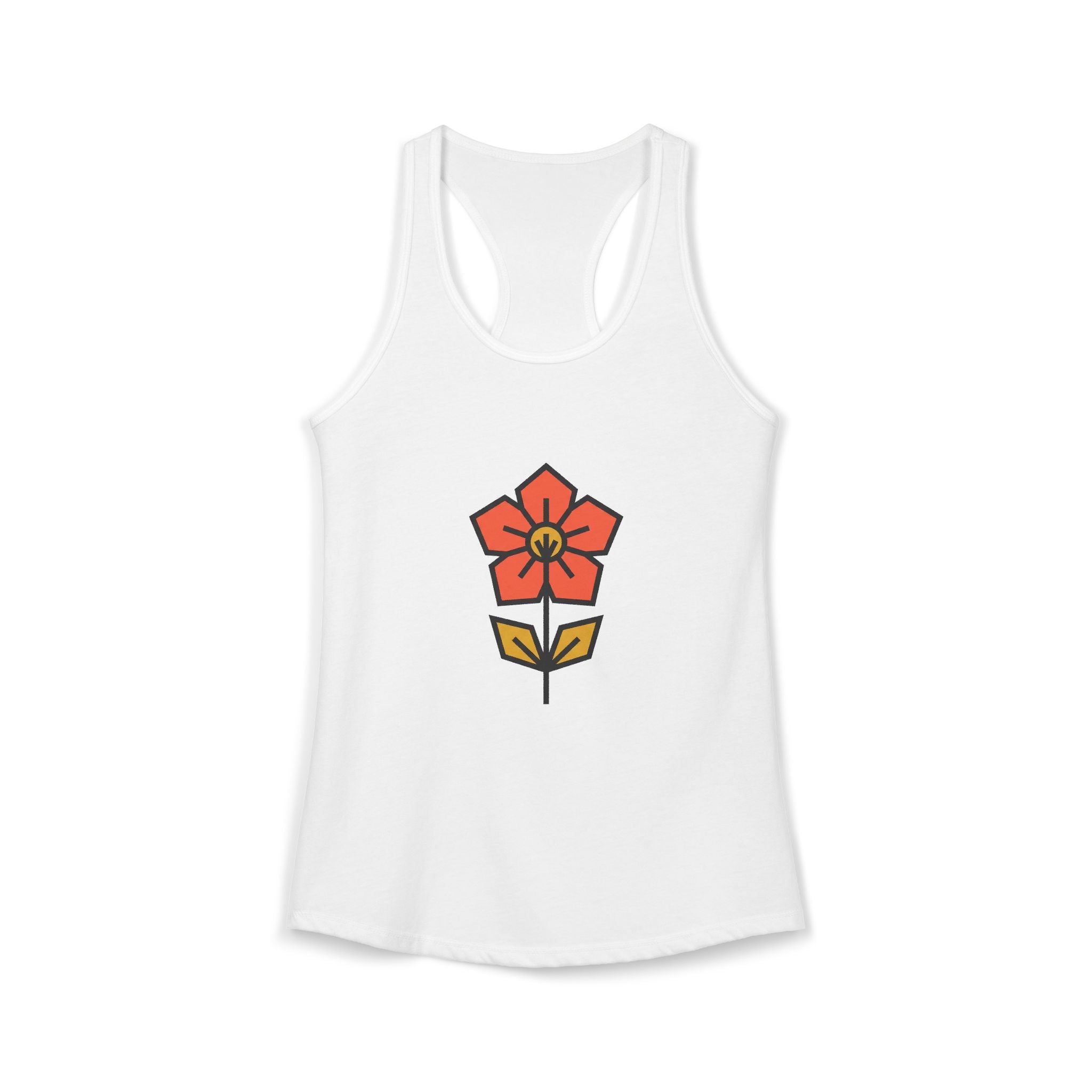 Minimal Wildflower Icon Tank Top