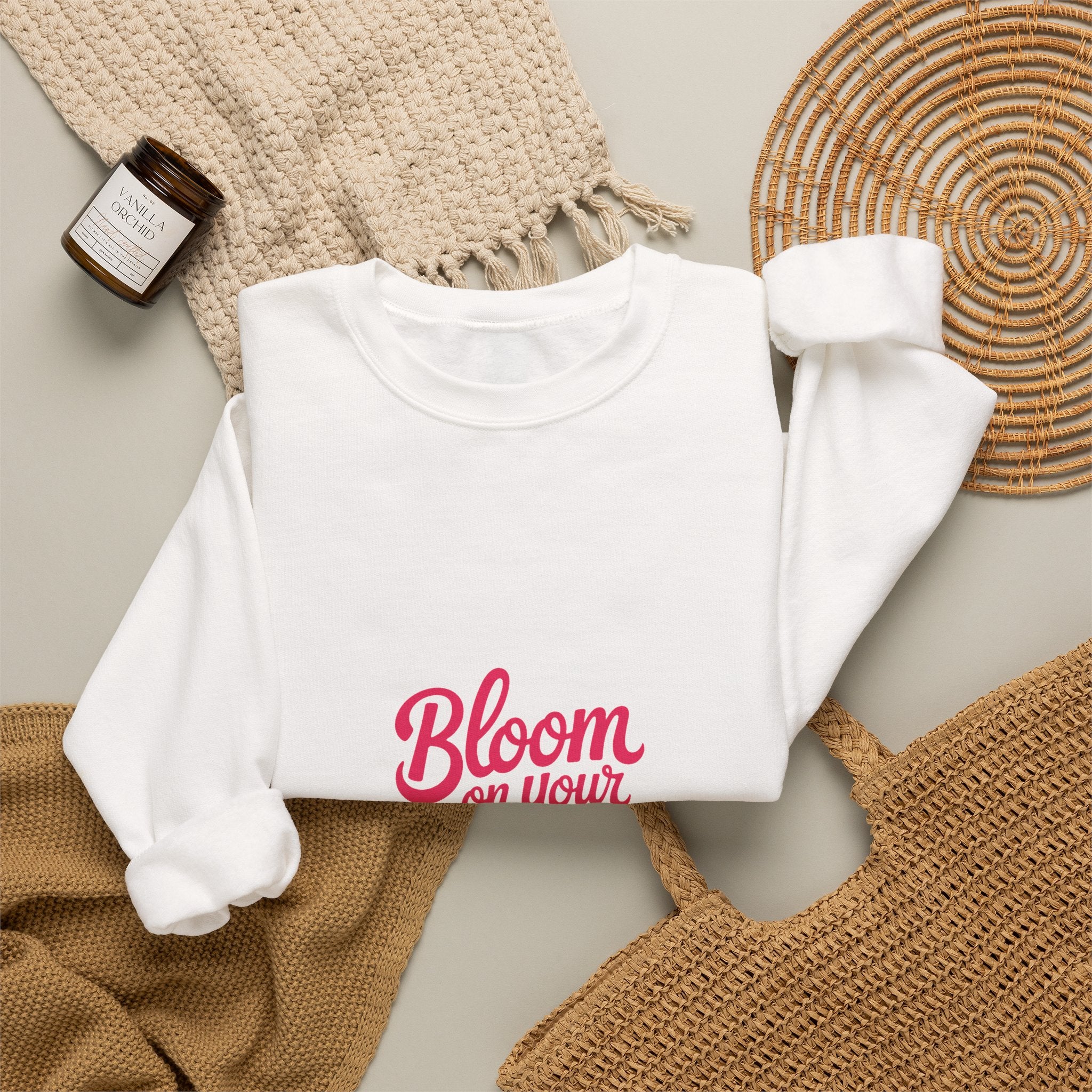 Bloom on Your Own Time Crewneck
