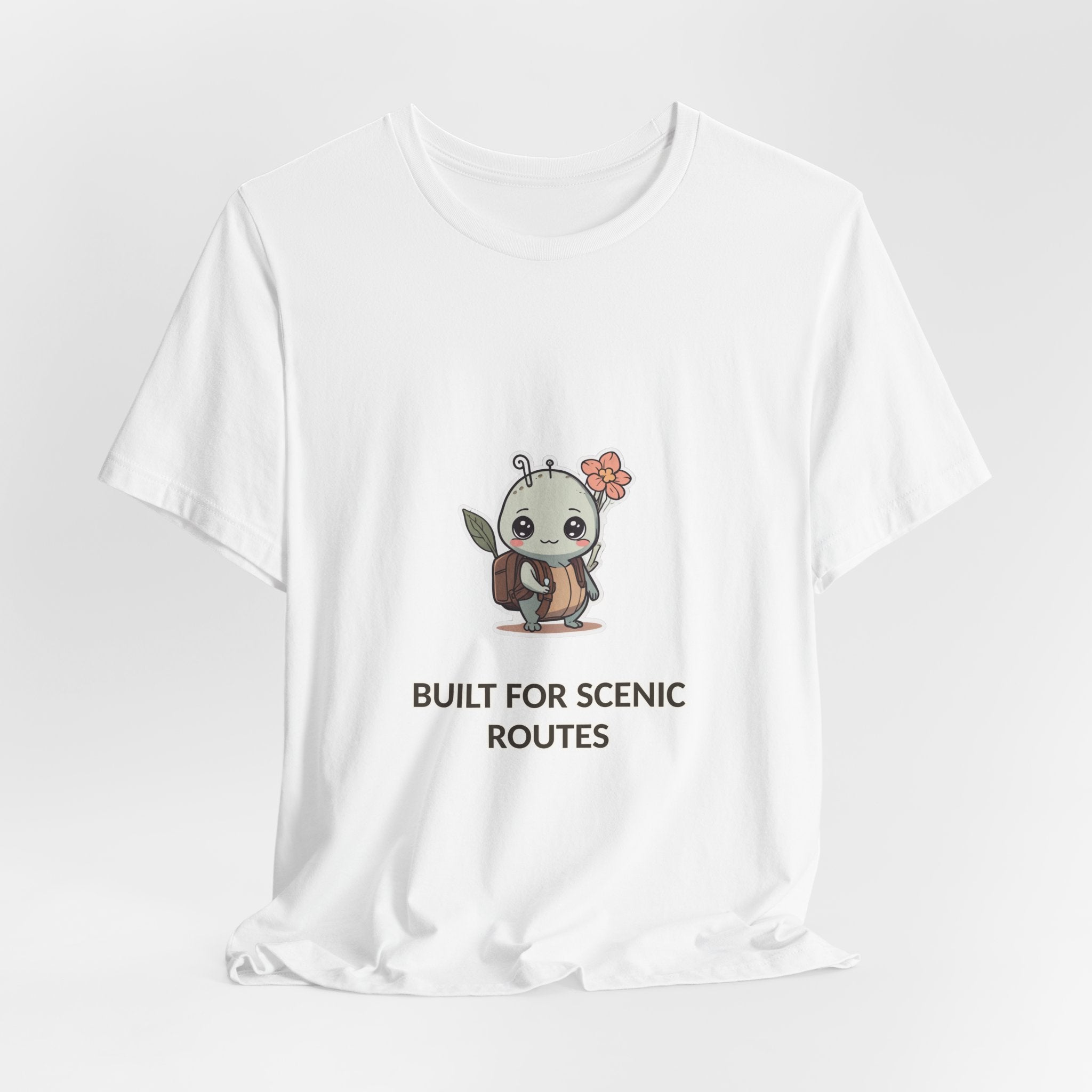 Built for Scenic Routes Tee — Cute Hiking Sloth Graphic Shirt