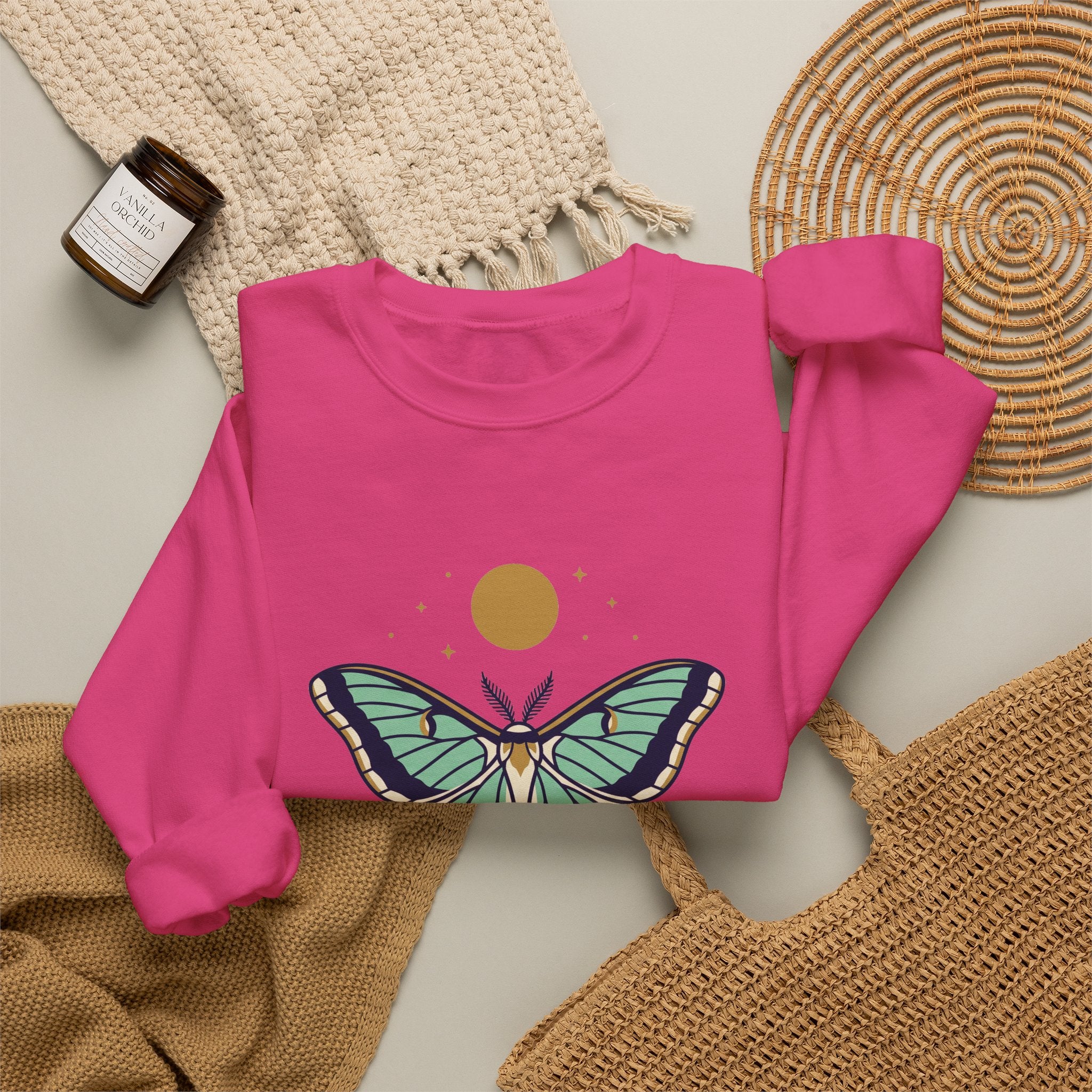 Drawn to the Moon Crewneck