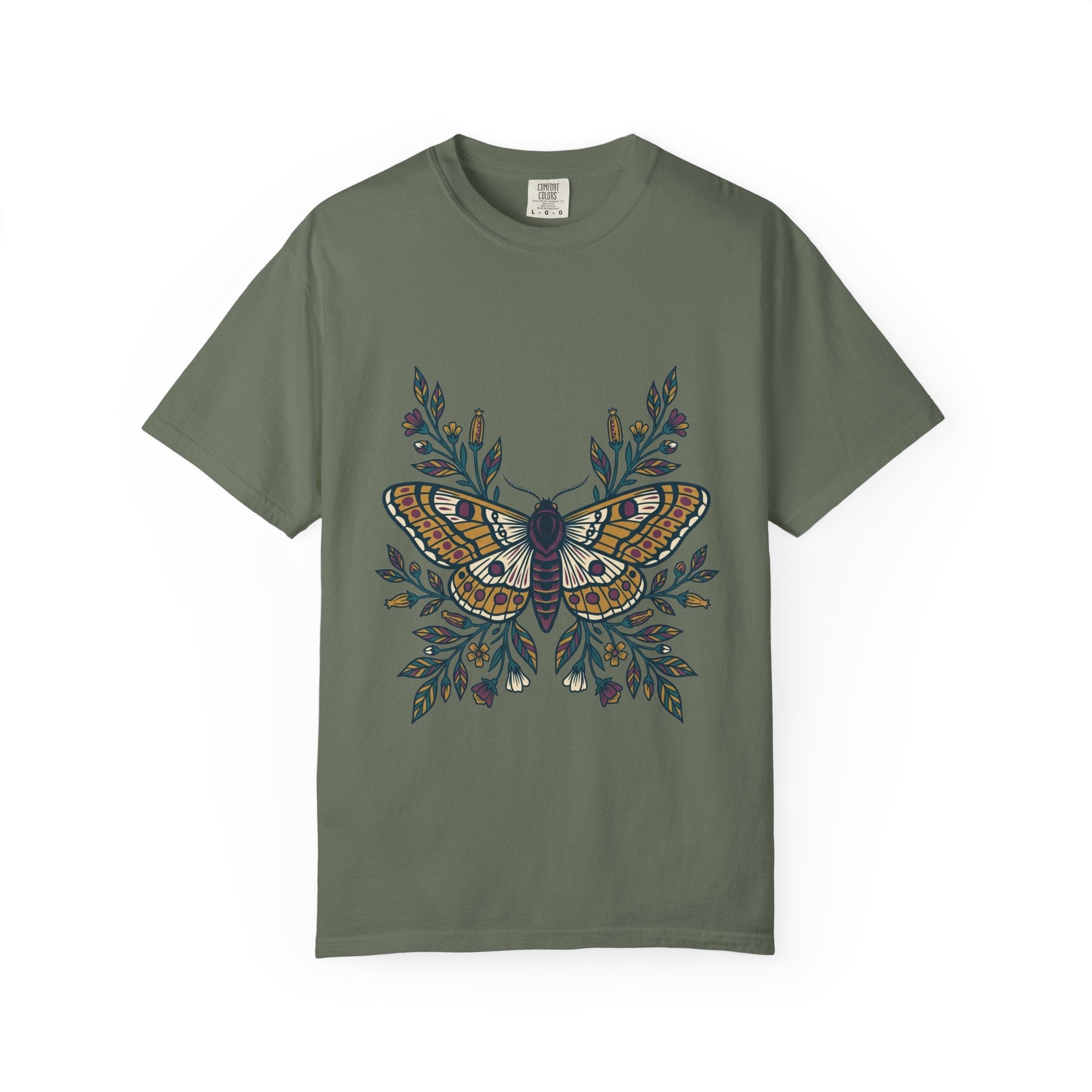 Botanical Moth and Flora Tee