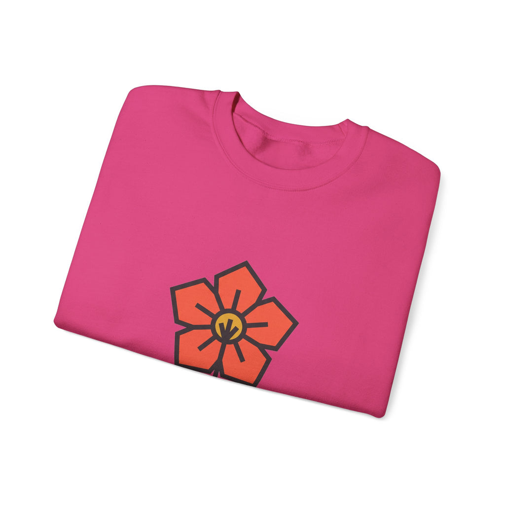 Minimal Wildflower Icon Crewneck