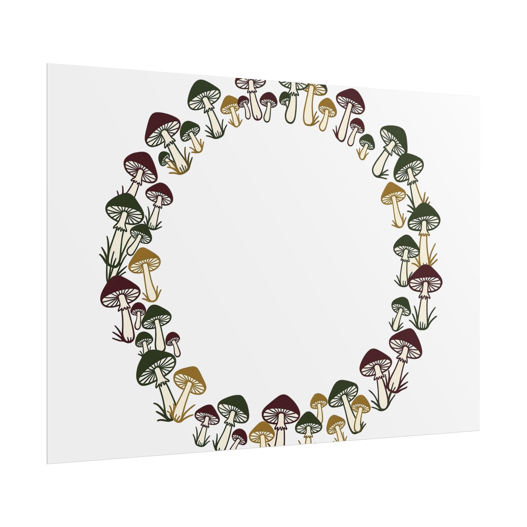 Toadstool Ring Poster