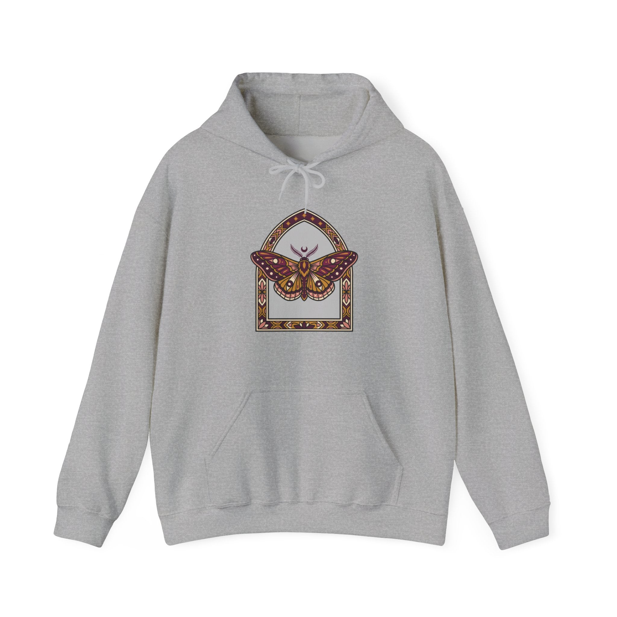 Arched Moth Stars Hoodie