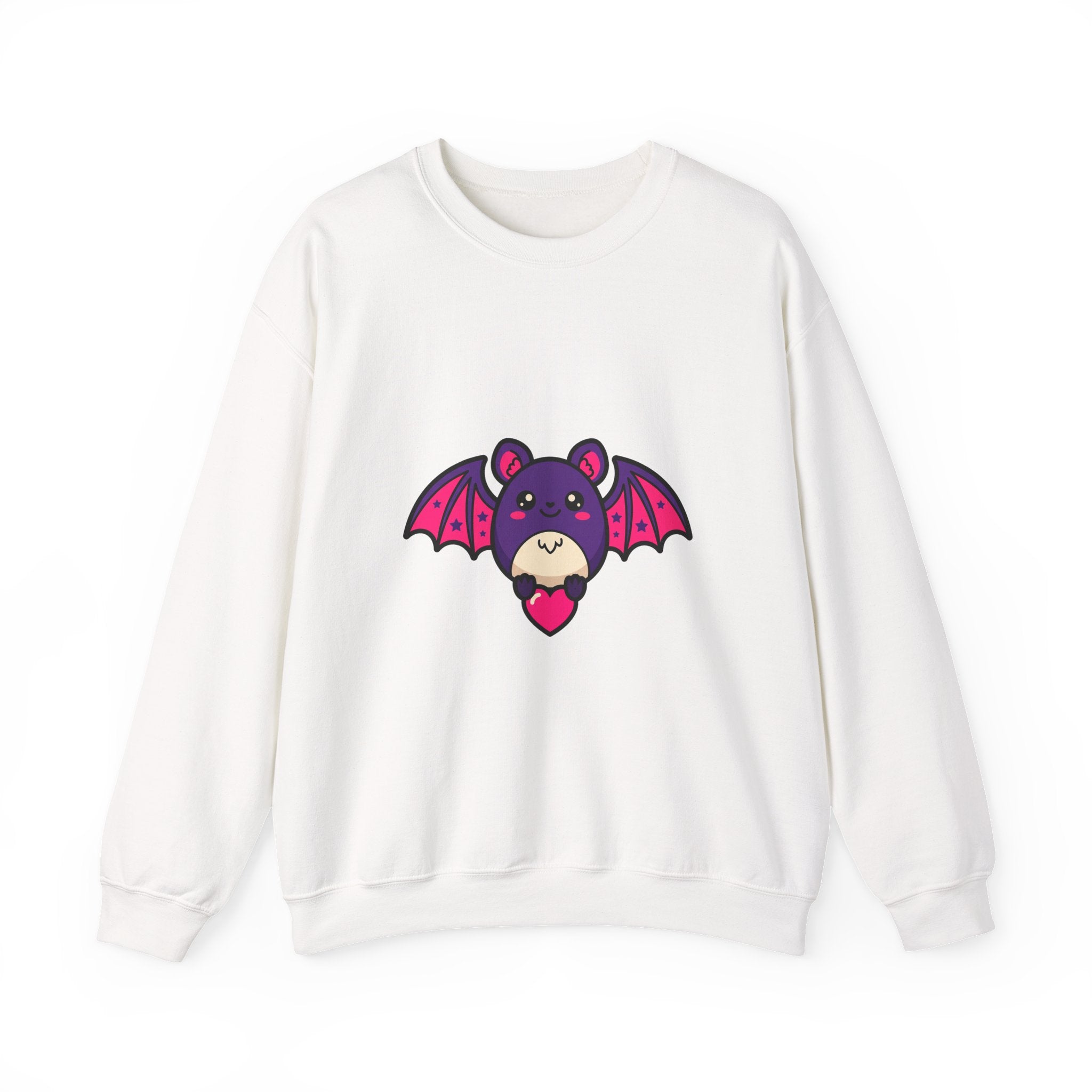 Bat with Tiny Heart Crewneck