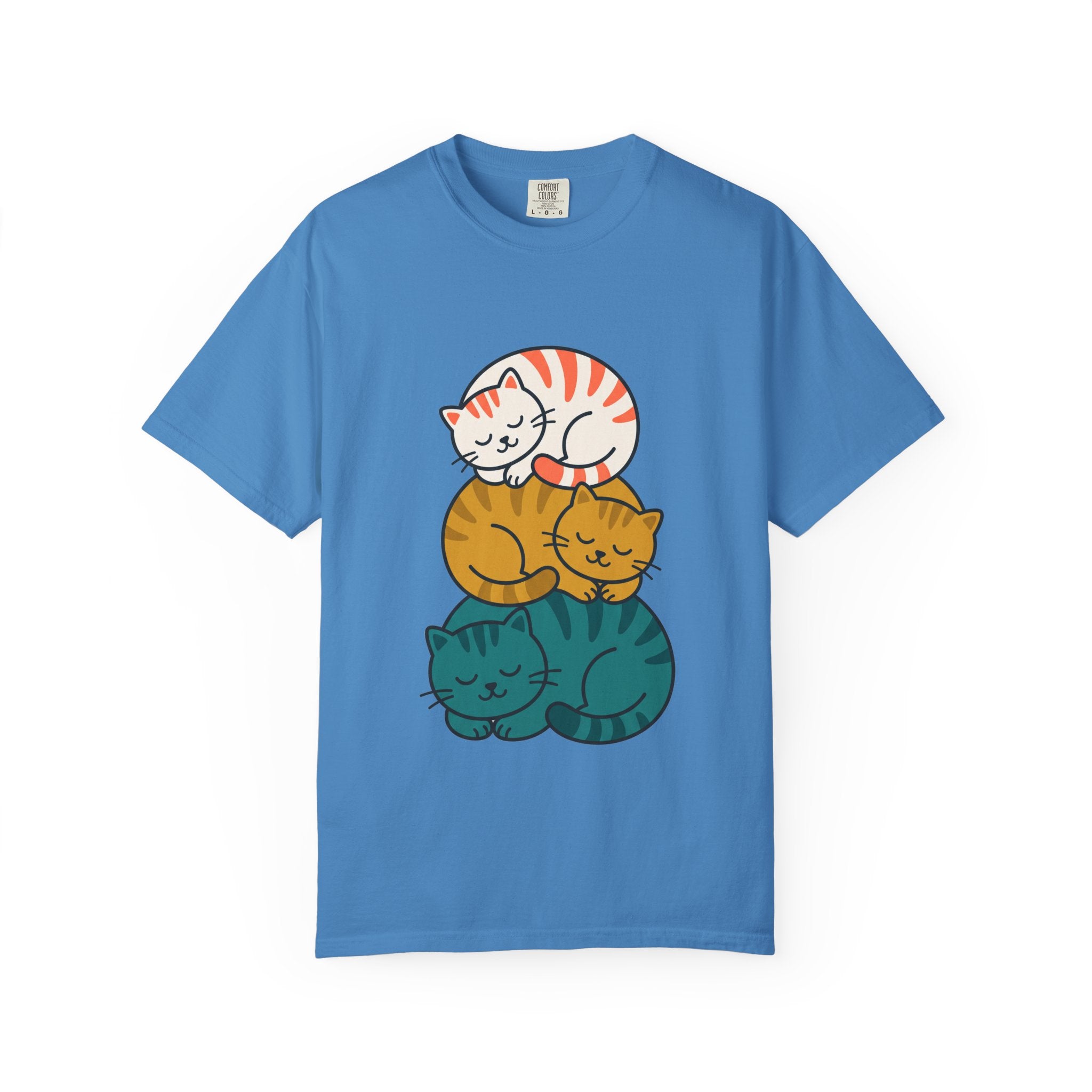 Sleepy Cat Stack Tee