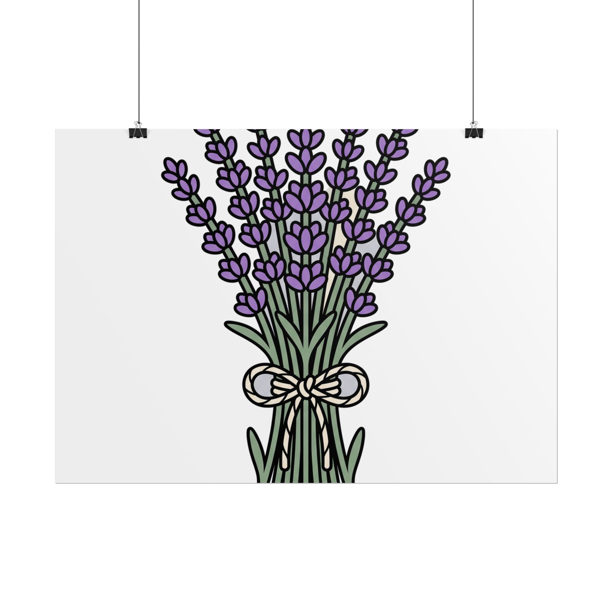Lavender Bunch Poster