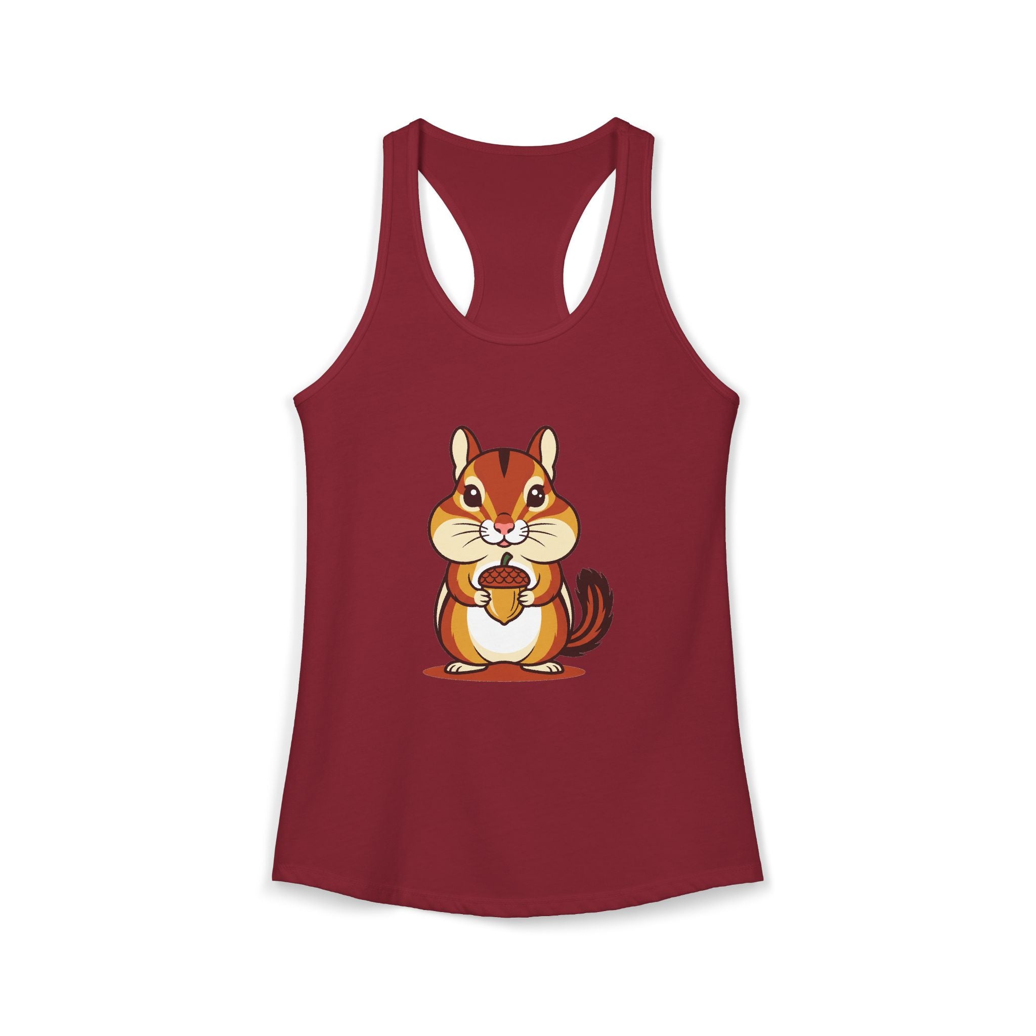 Chipmunk with Acorn Tank Top