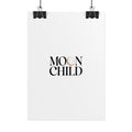 Moon Child Poster, Celestial Crescent Wall Art Print