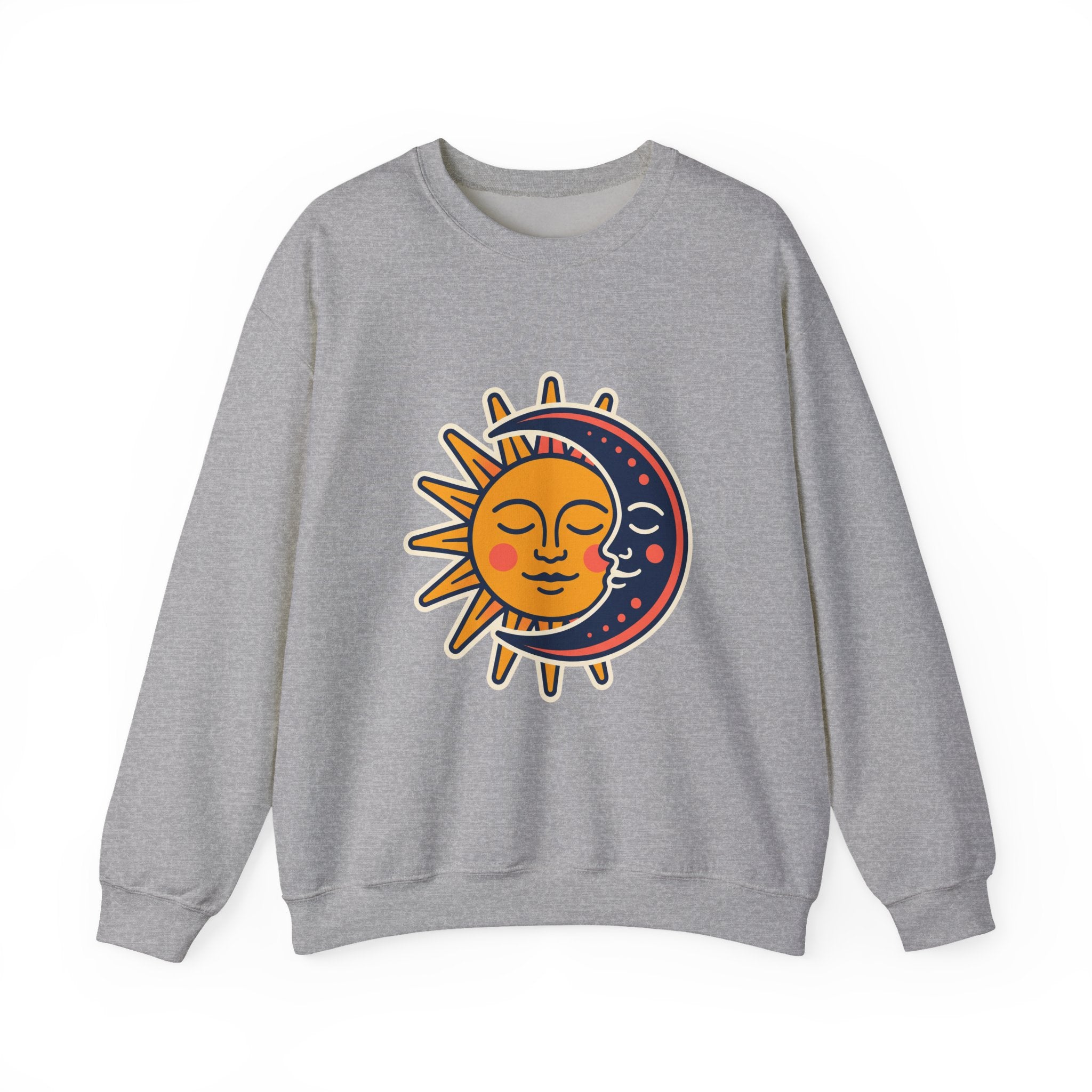 Sun Moon Faces Crewneck