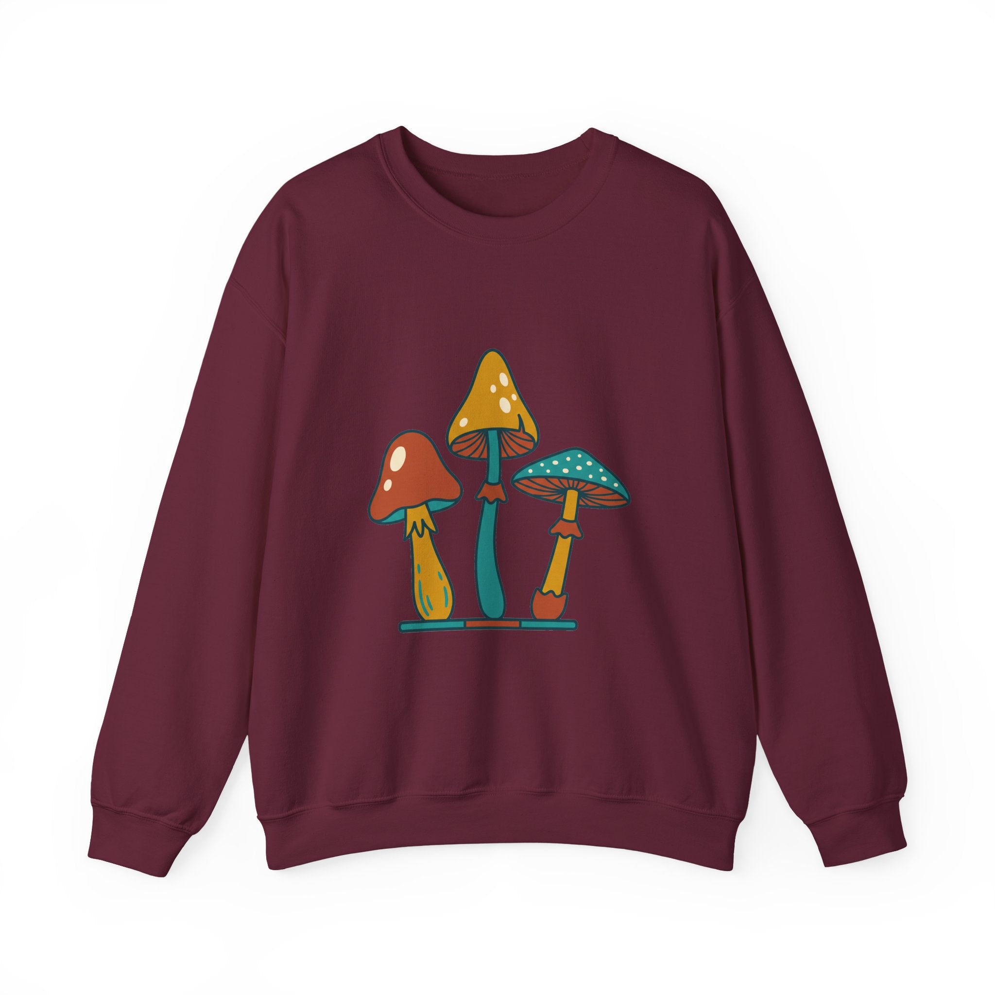 Mushroom Trio Botanical Crewneck