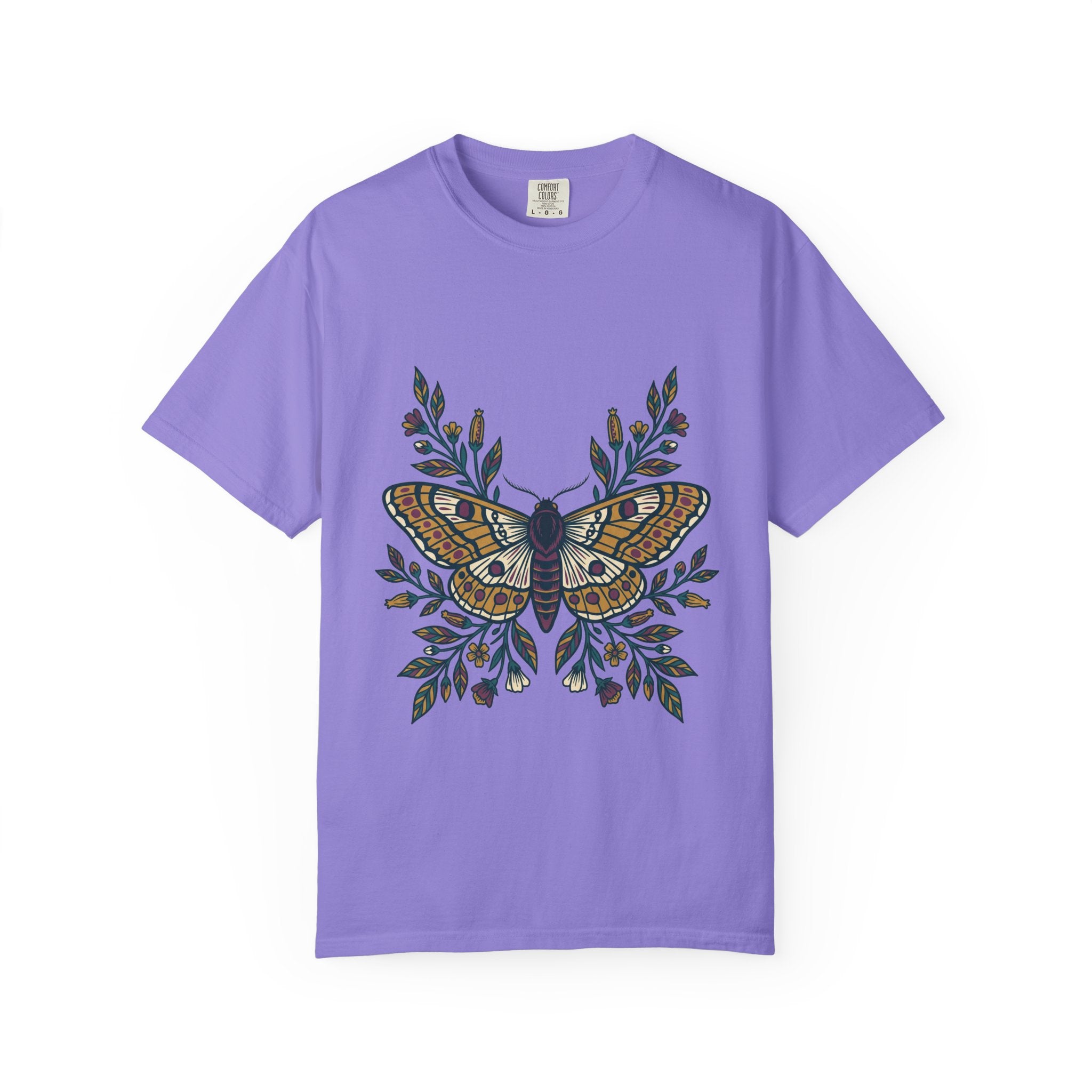 Botanical Moth and Flora Tee