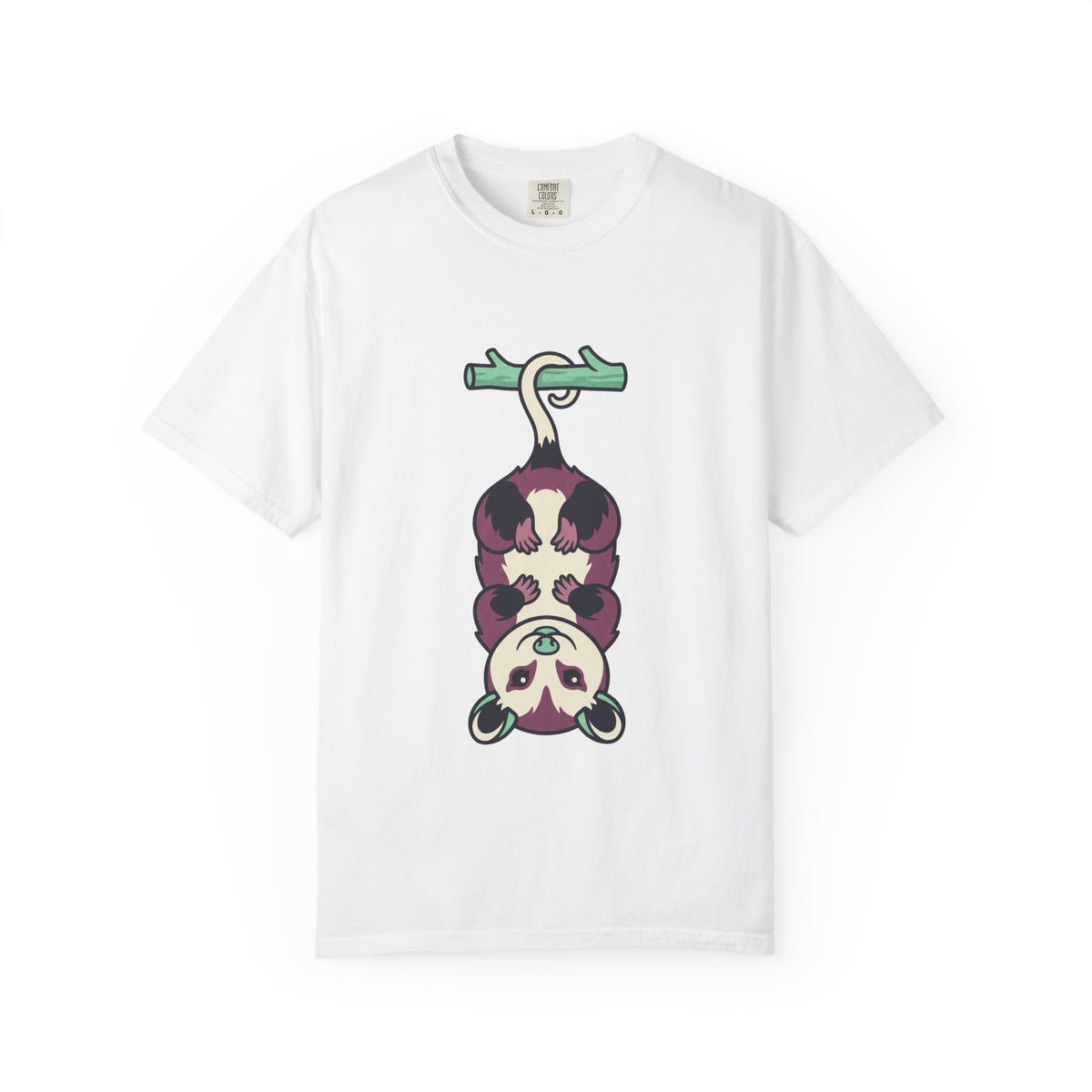 Opossum Hanging Tee, Cute Whimsical Woodland Animal Shirt