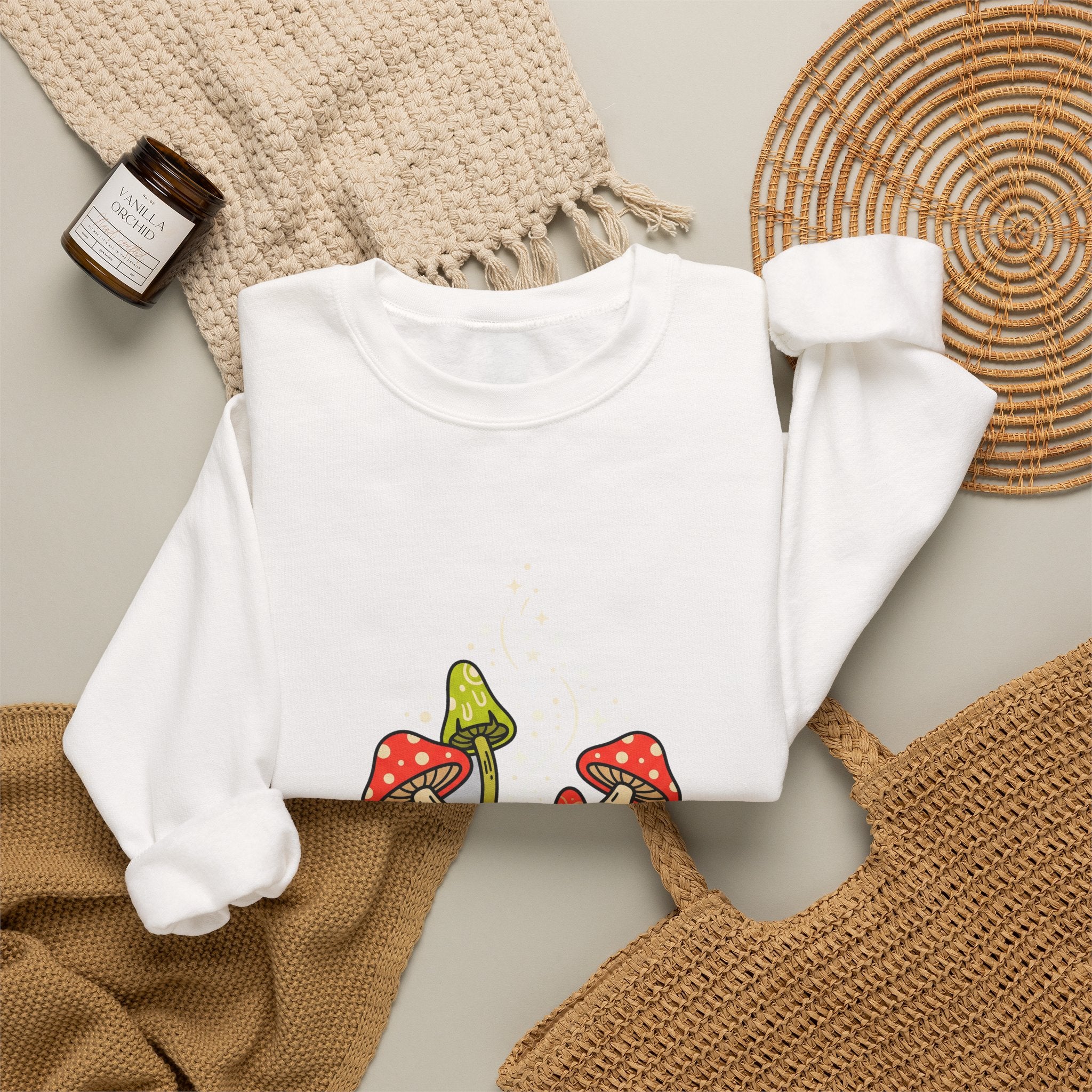 Witchy Mushroom Potion Crewneck