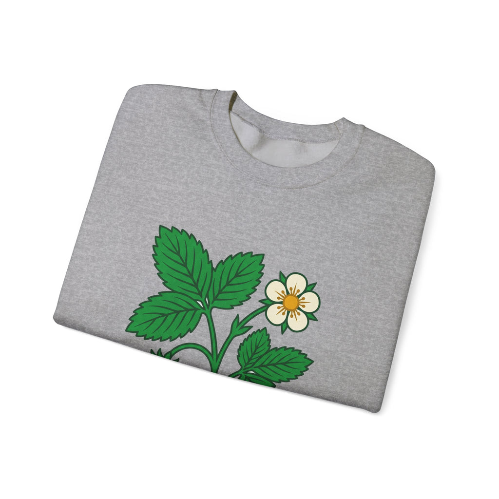 Wild Strawberry Sprig Crewneck