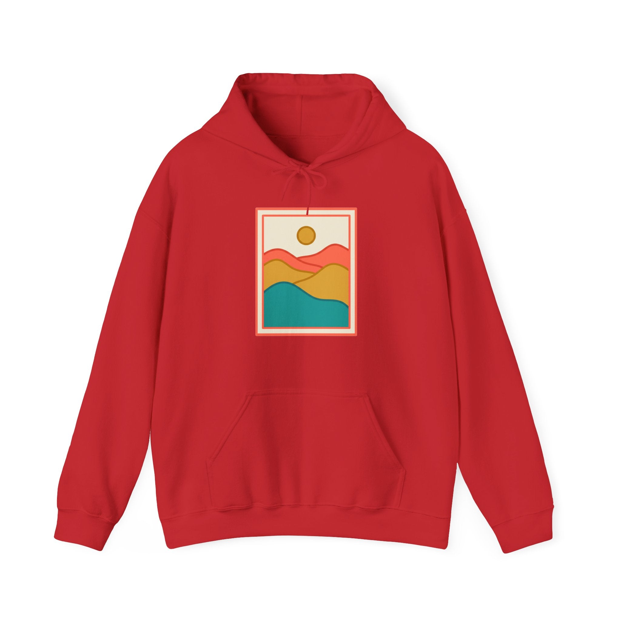 Layered Hills Line Hoodie