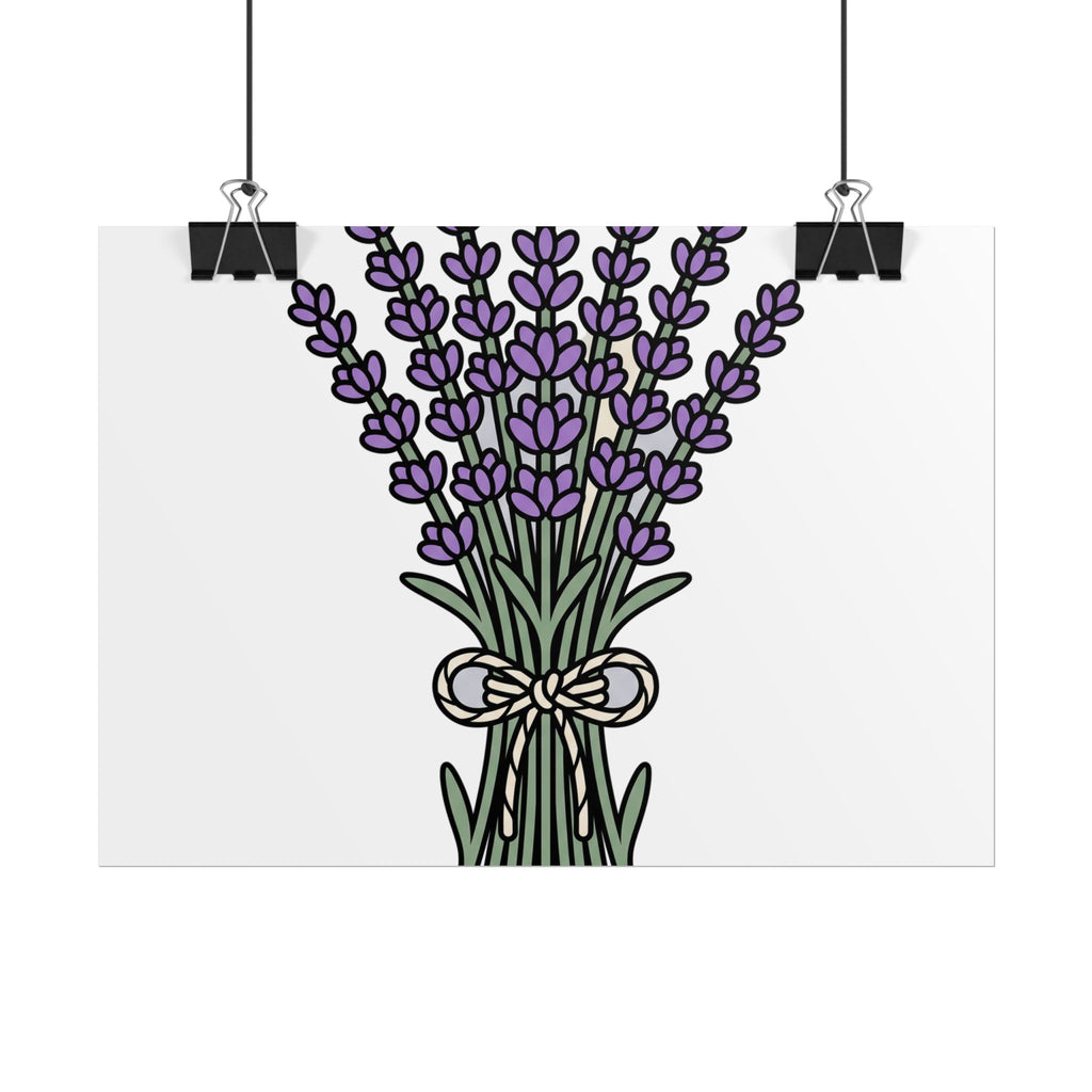 Lavender Bunch Poster