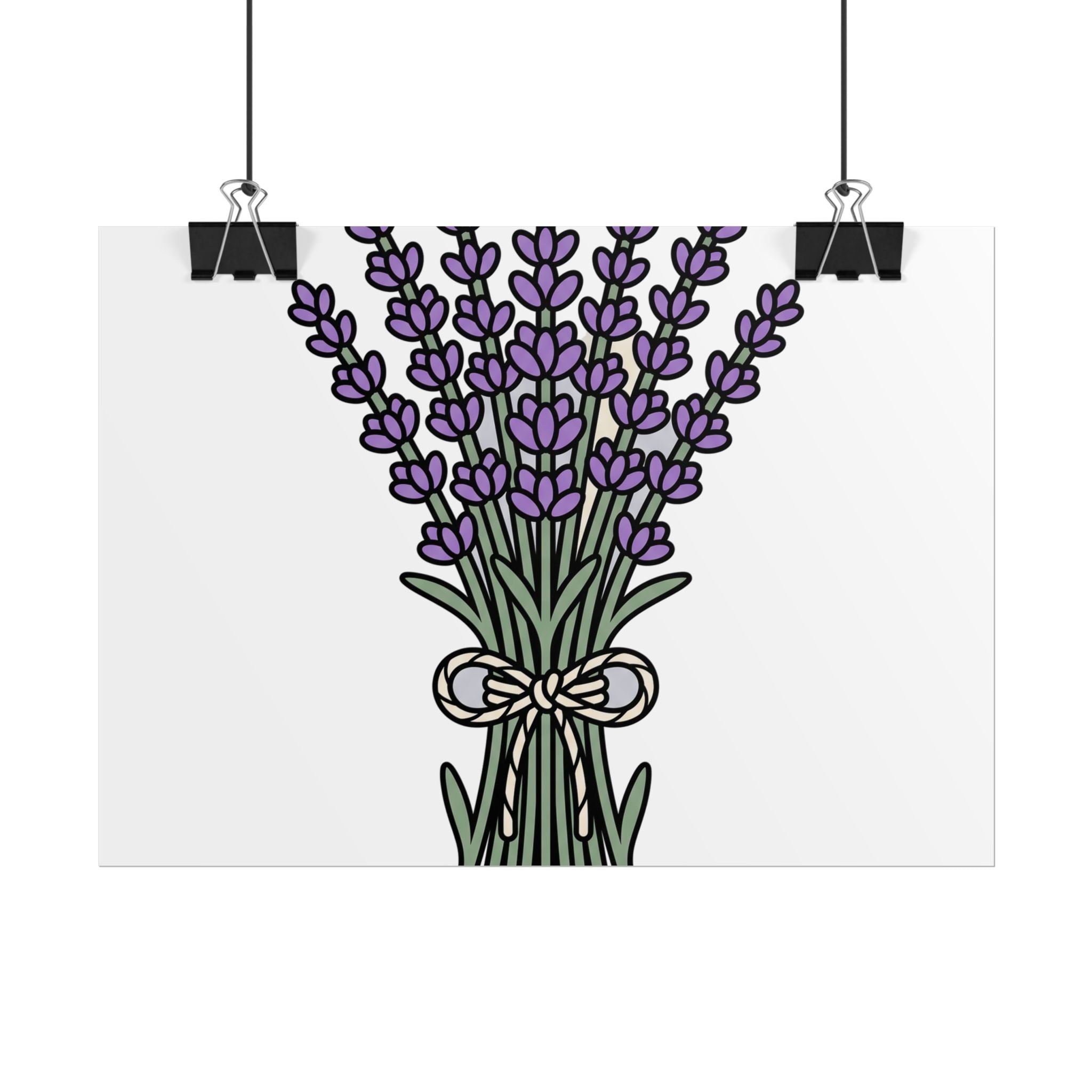 Lavender Bunch Poster