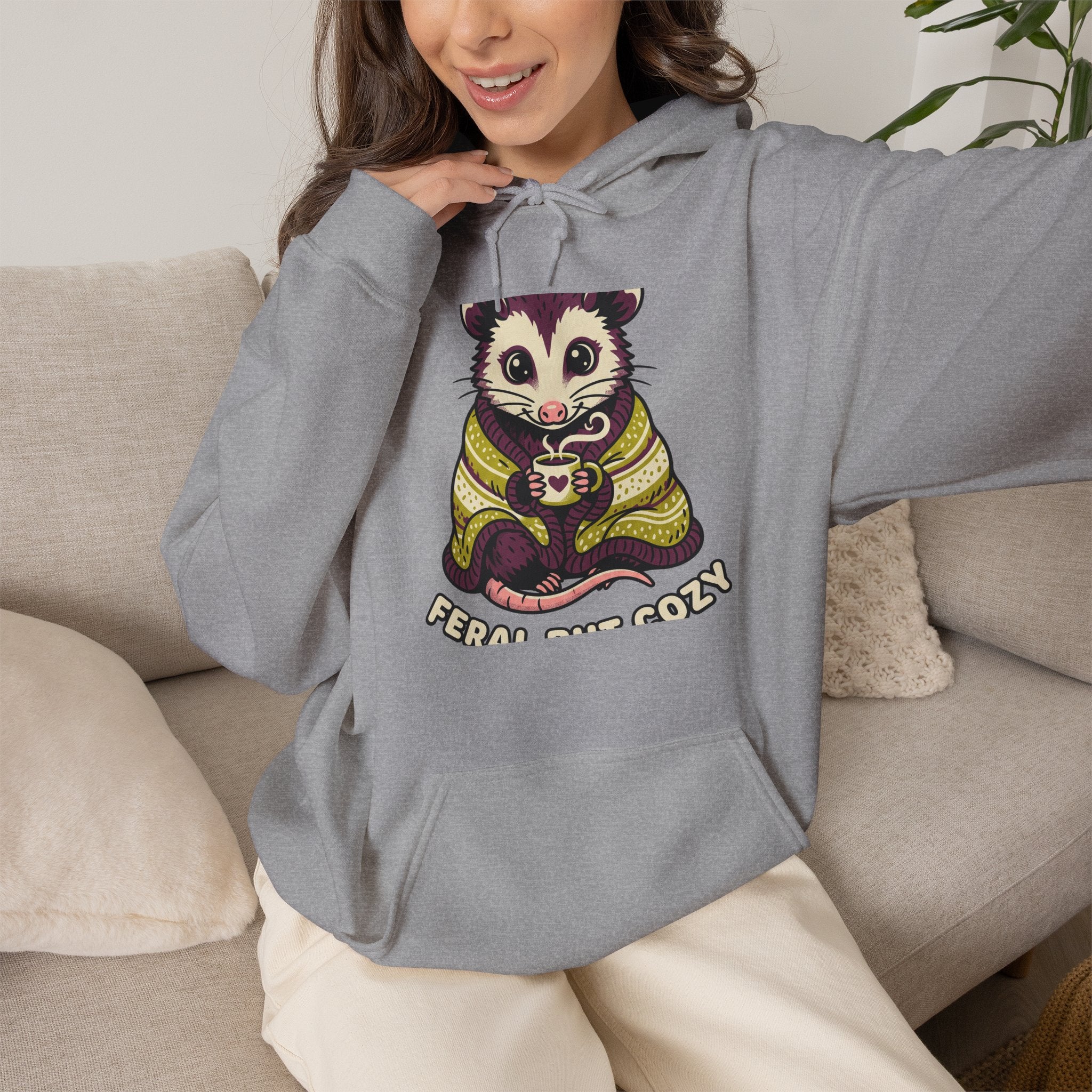 Feral but Cozy Hoodie