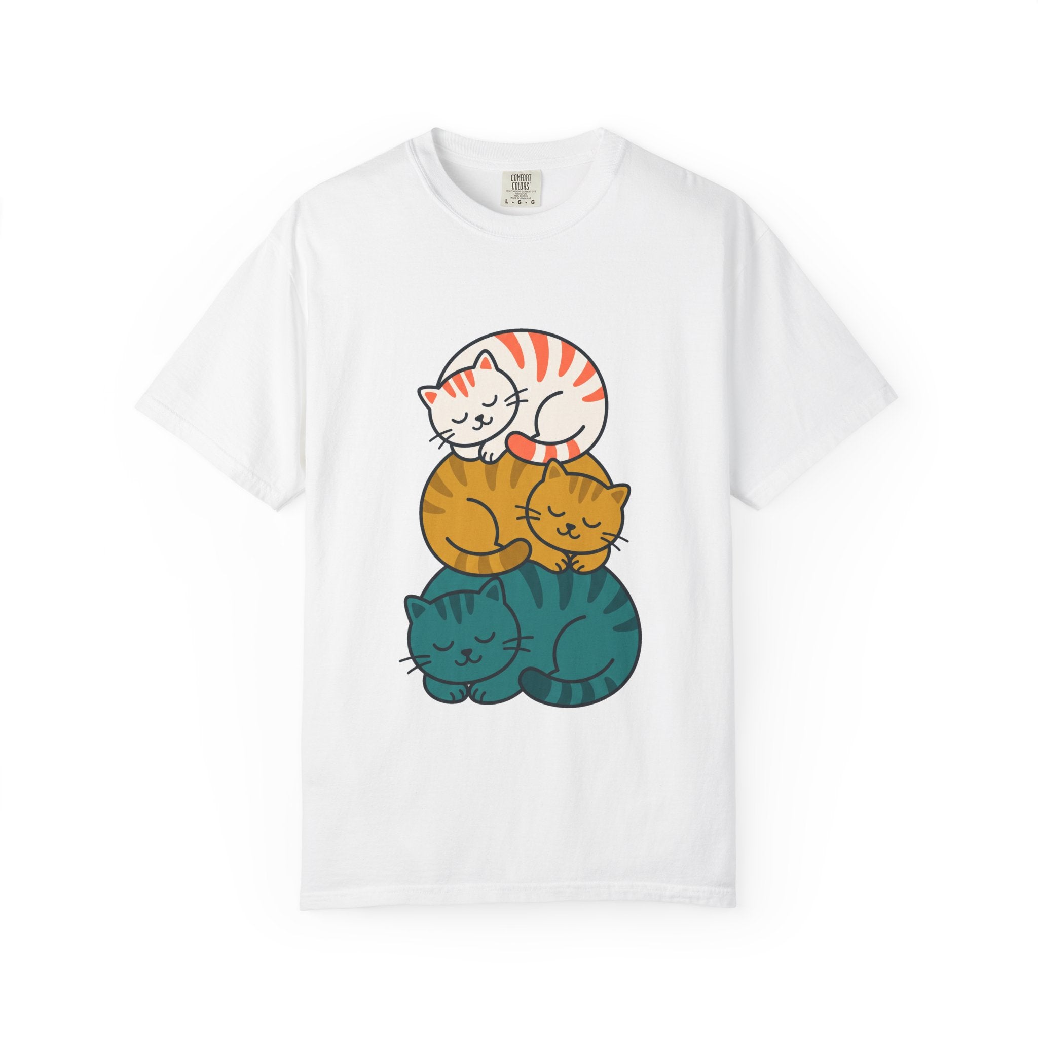 Sleepy Cat Stack Tee