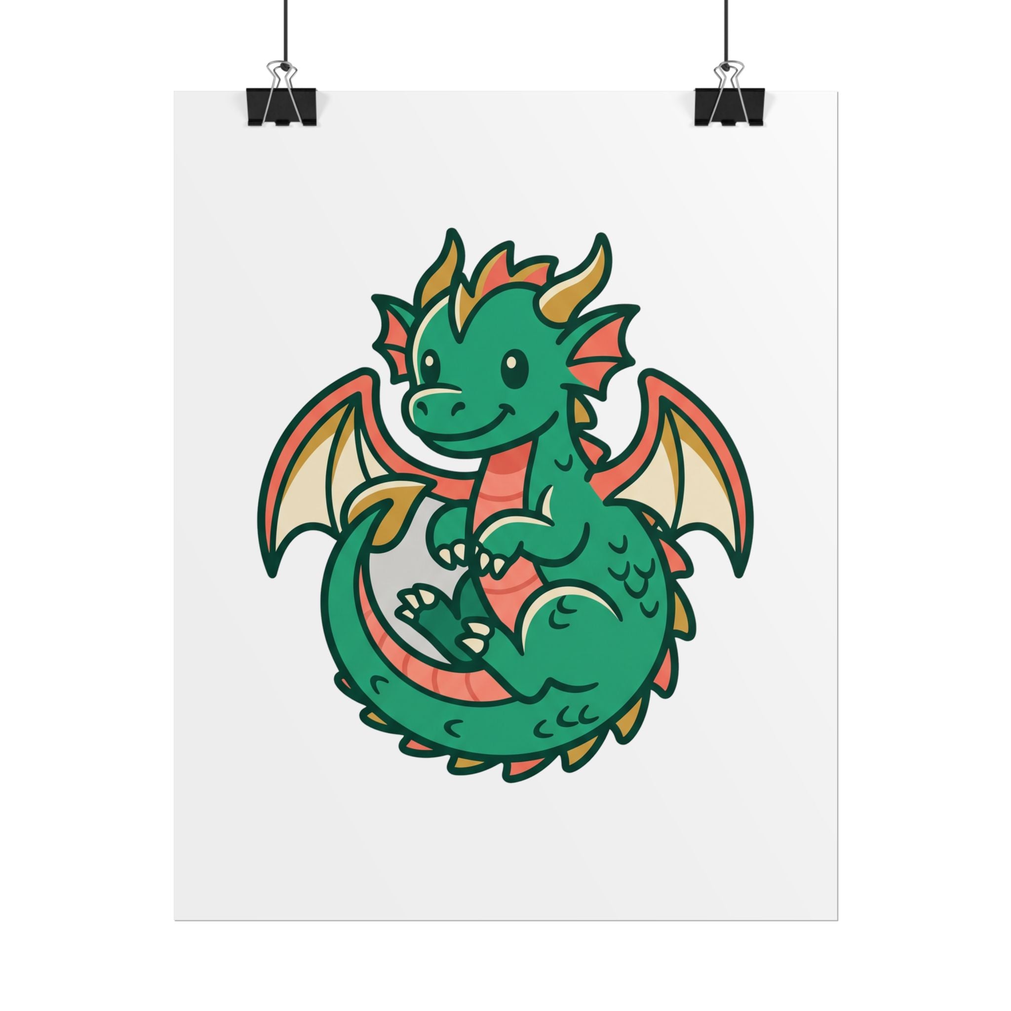 Tiny Leaf Dragon Poster