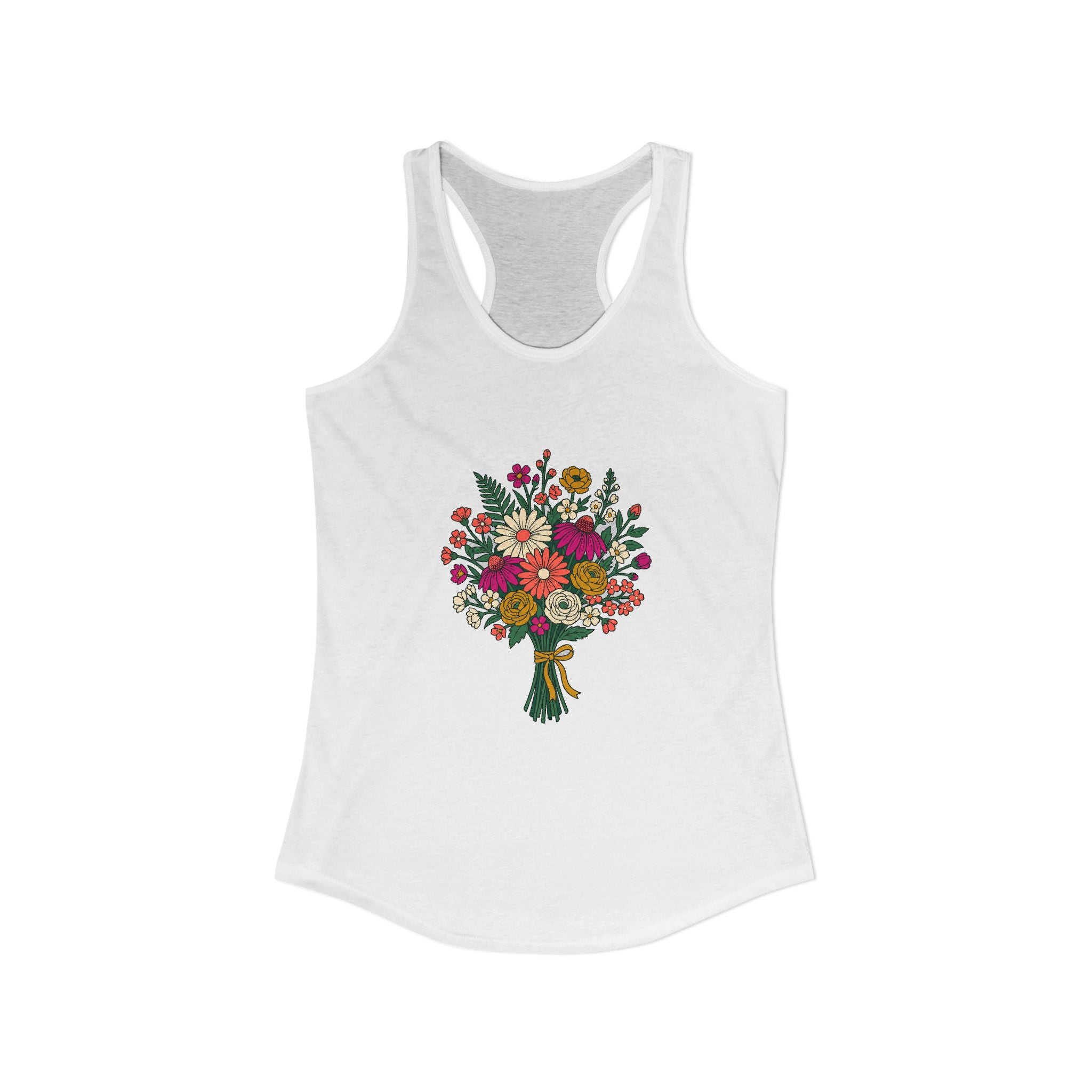 Wildflower Bouquet Line Tank Top