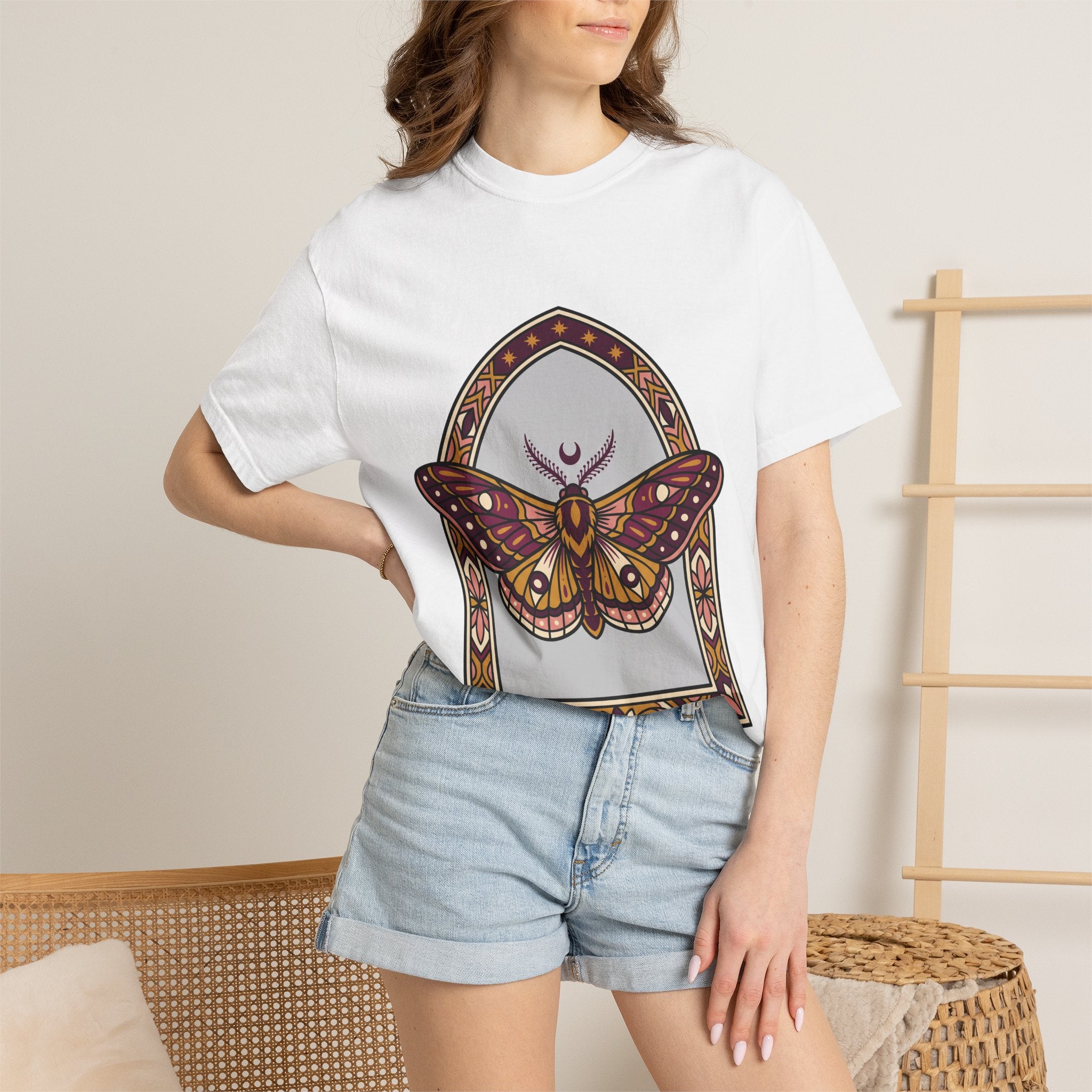 Arched Moth Stars Tee