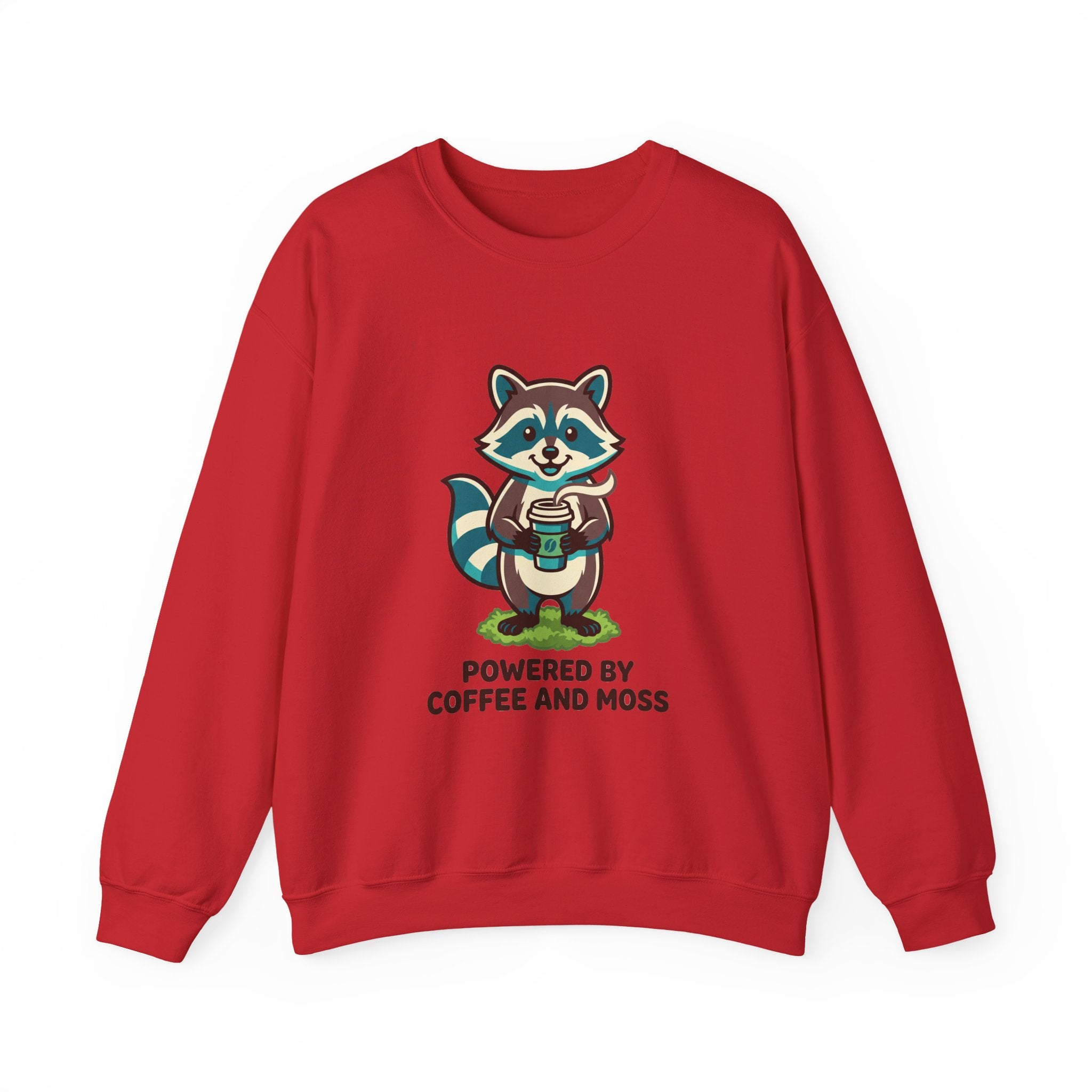 Powered by Coffee and Moss Crewneck