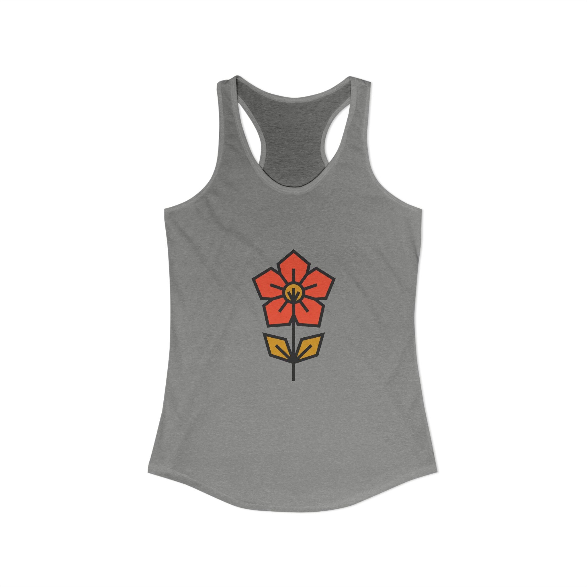 Minimal Wildflower Icon Tank Top