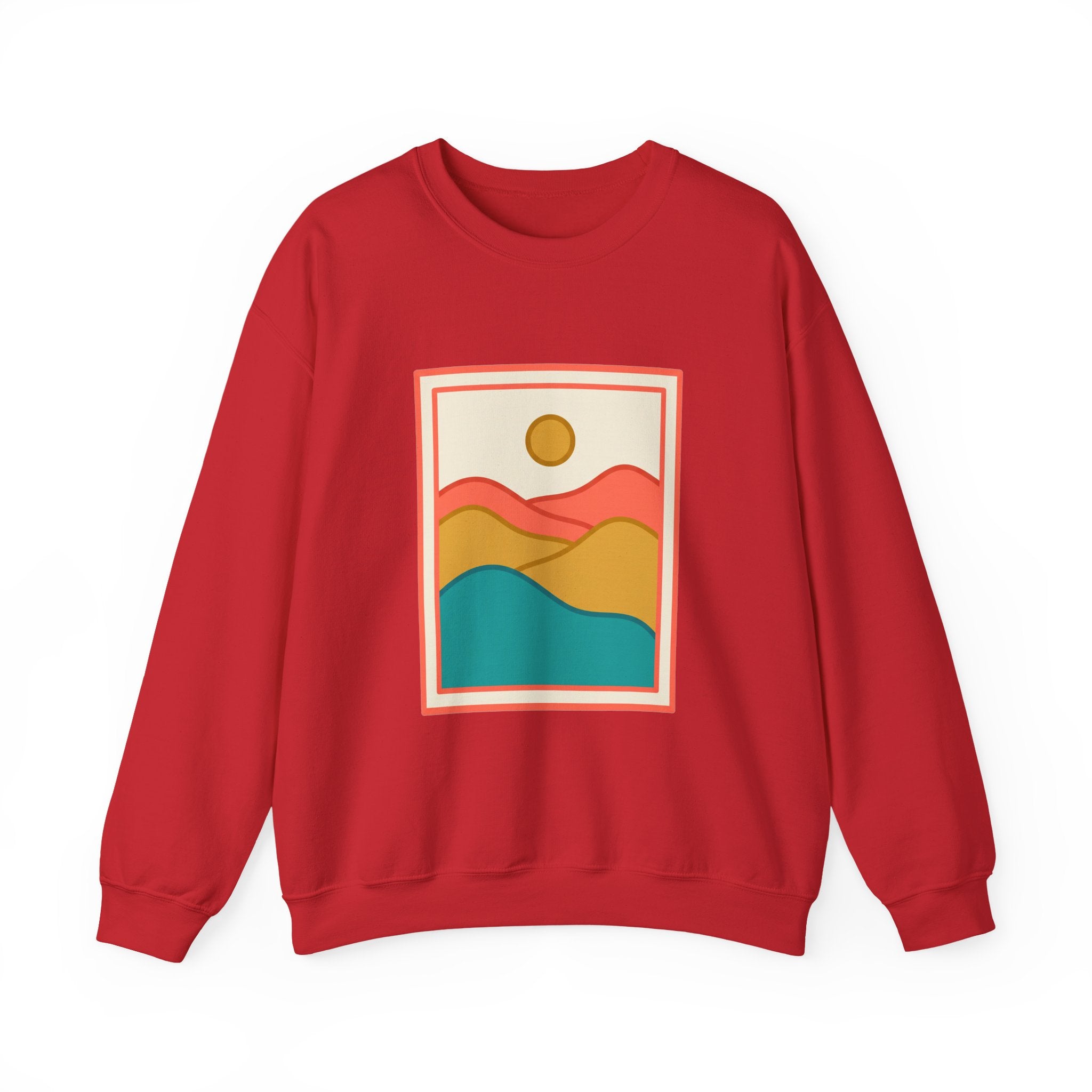 Layered Hills Line Crewneck