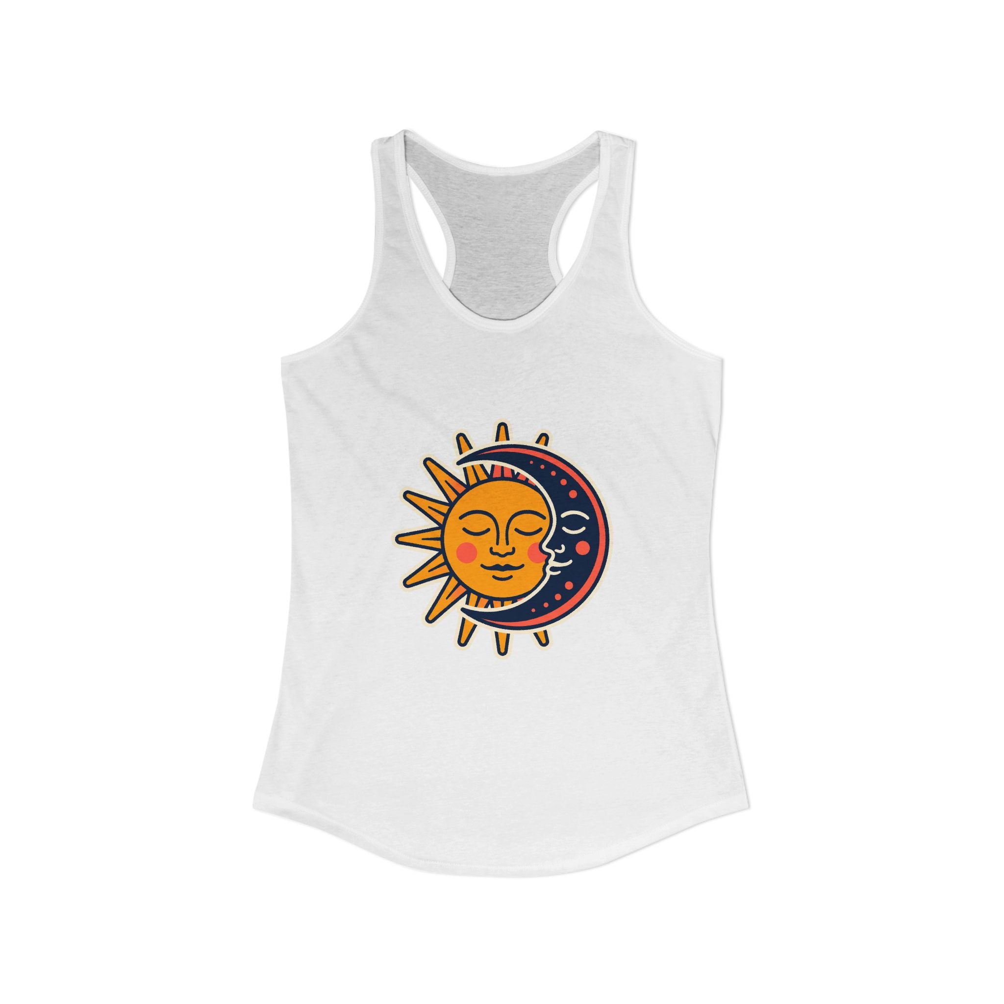 Sun Moon Faces Tank Top
