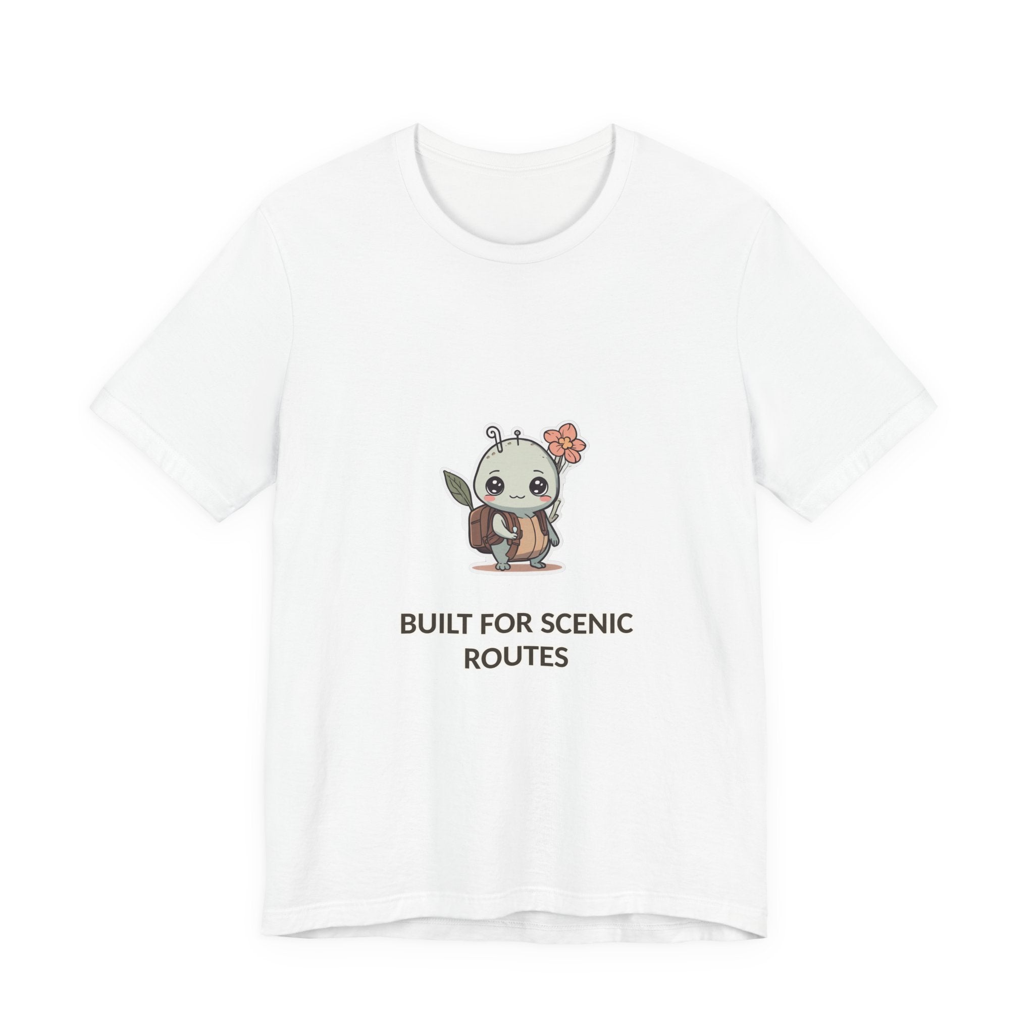 Built for Scenic Routes Tee — Cute Hiking Sloth Graphic Shirt