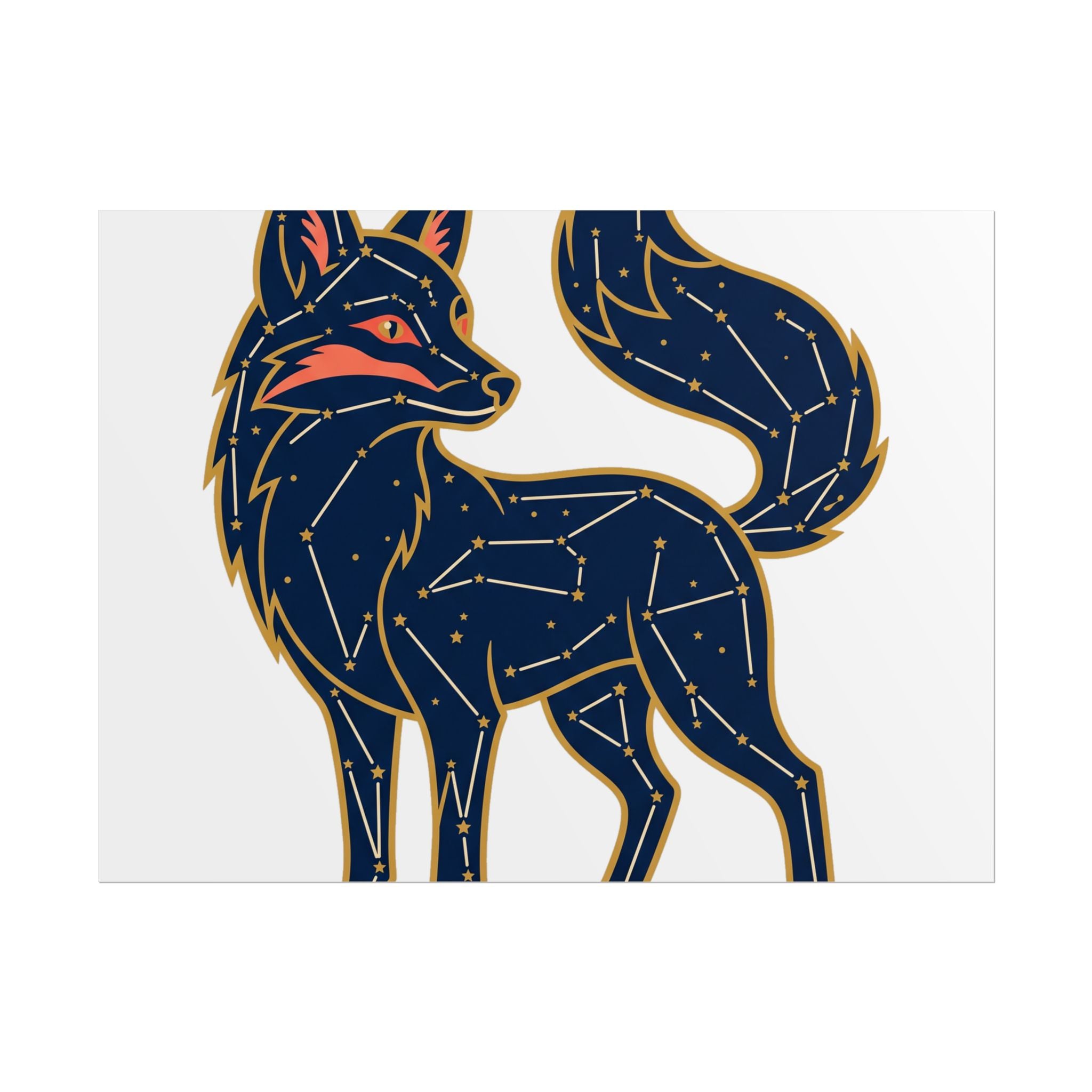 Constellation Fox Poster