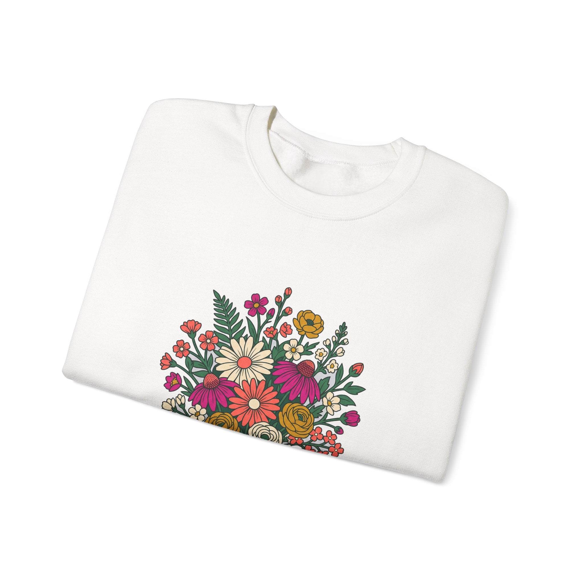 Wildflower Bouquet Line Crewneck