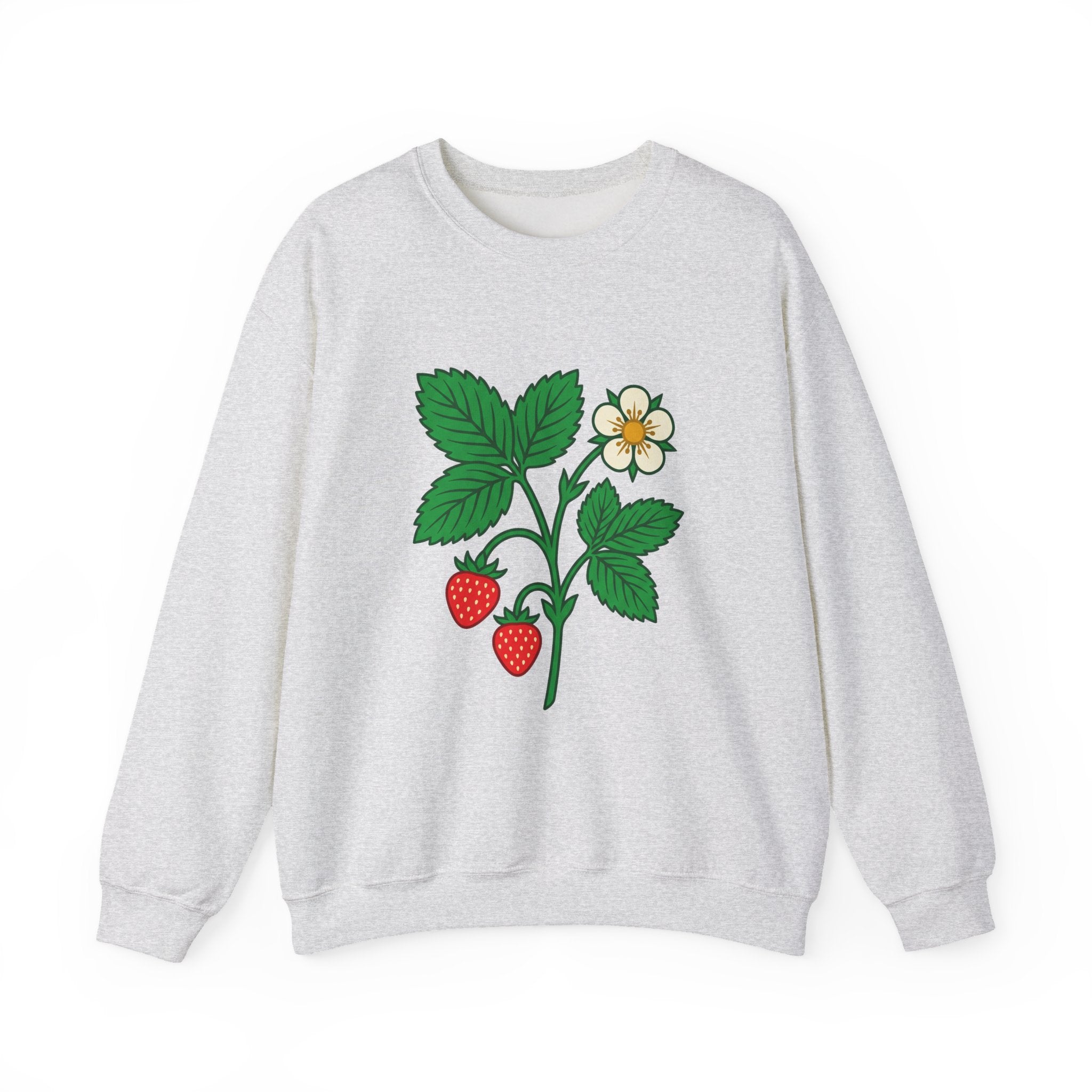Wild Strawberry Sprig Crewneck