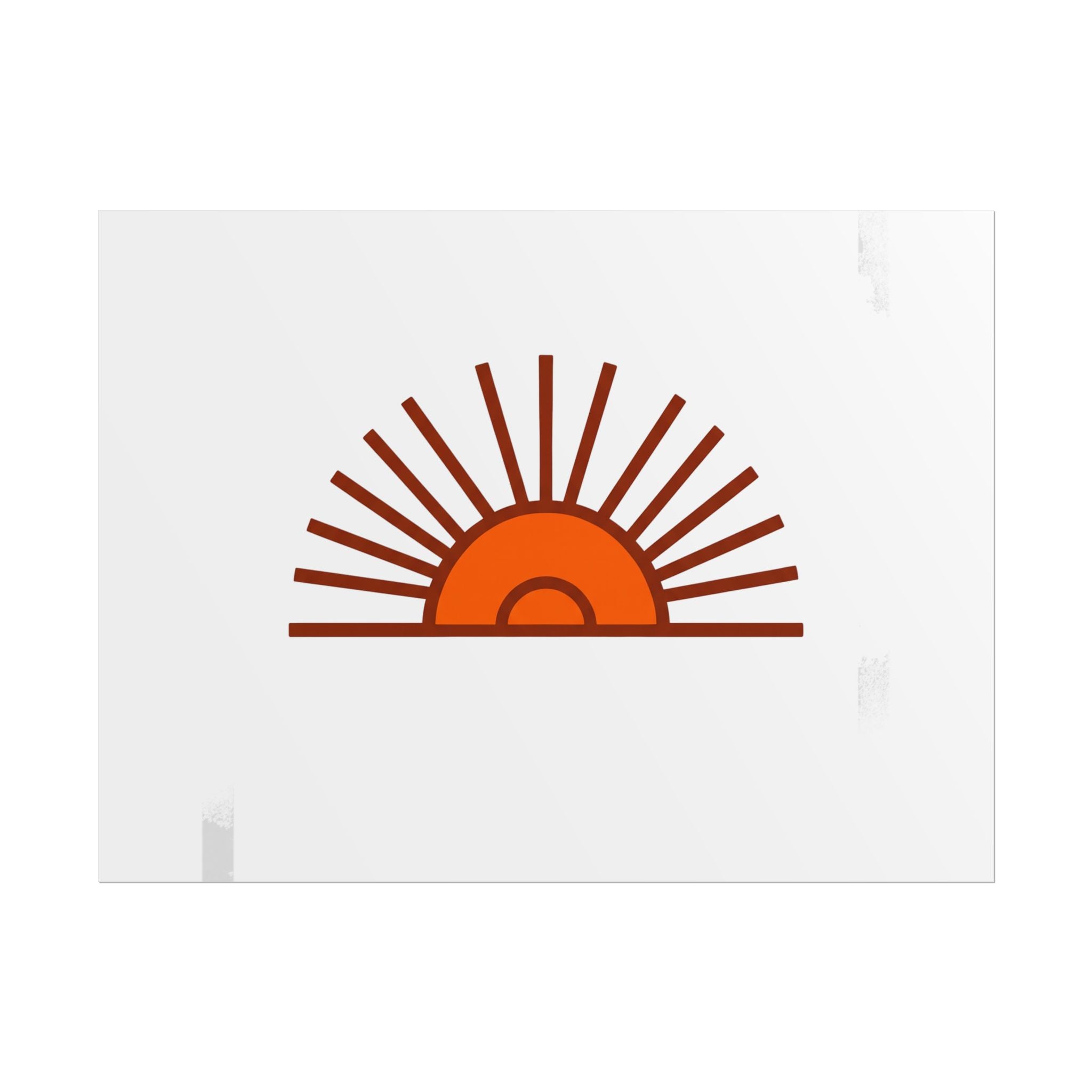 Rising Sun Rays Poster